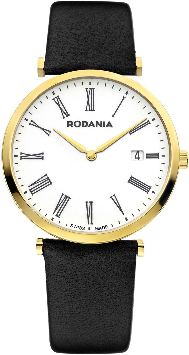 Наручные часы мужские Rodania, цвет: золотистый, черный. 25056322505632 Наручные часы мужские Rodania, цвет: золотистый, черный. 25056322505632Оригинальные и качественные часы Rodania