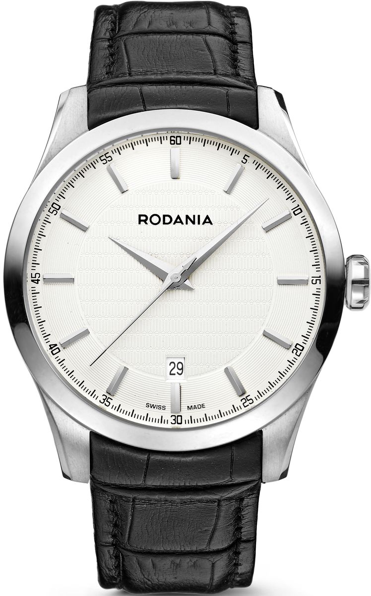 Наручные часы мужские Rodania, цвет: серый металлик, черный. 25068202506820 Наручные часы мужские Rodania, цвет: серый металлик, черный. 25068202506820Оригинальные и качественные часы Rodania