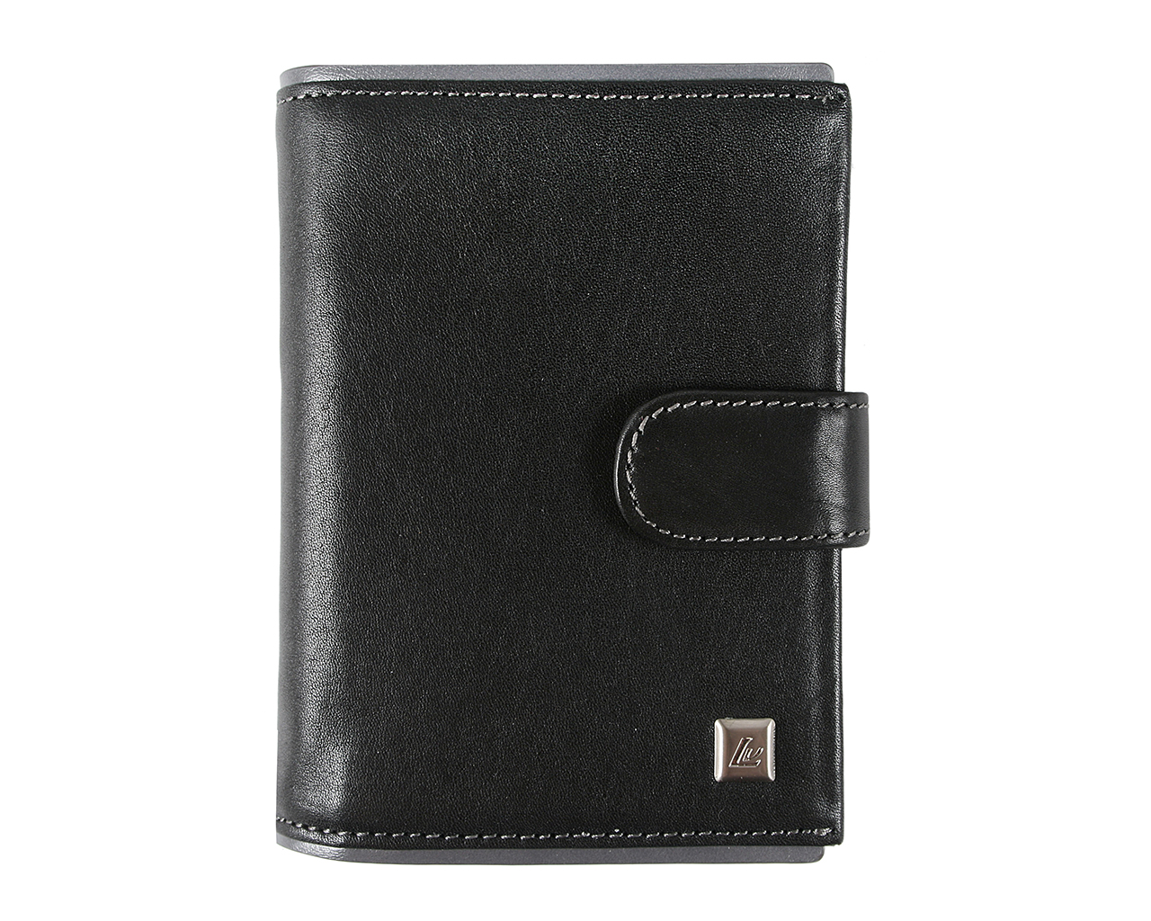 Кошелек мужской Leo Ventoni, цвет: черный. L330367-01L330367-01/grey Кошелек мужской Leo Ventoni, цвет: черный. L330367-01L330367-01/greyПортмоне мужское LEO VENTONI серого цвета, внутри два отделения для купюр, 6 отделений для кредитных и дисконтных карт, карман для мелочи на кнопке.