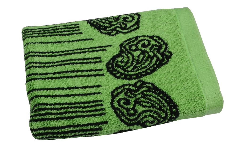 Полотенце махровое Toalla "Аква", цвет: зеленый, 50 x 90 см