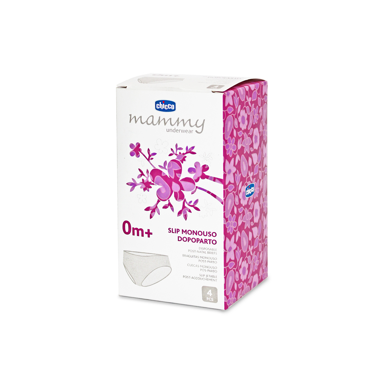 Chicco Трусы послеродовые одноразовые размер 44-46 4 шт1137000300 Chicco Трусы послеродовые одноразовые размер 44-46 4 шт1137000300Ультра комфортное послеродовое белье