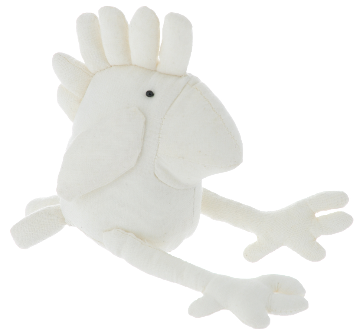 Основа для декора RTO Doudou. Попугай, 15,5 х 5 х 13,5 смST-32 Основа для декора RTO Doudou. Попугай, 15,5 х 5 х 13,5 смST-32Основа RTO Doudou. Попугай предназначена для декорирования. Изделие выполнено из 100% хлопка, наполнитель - полиэстер. Игрушку можно раскрасить, сделать декупаж на ткани, расшить бисером или пайетками - и получится отличный талисман, который можно подарить другу или оставить себе!