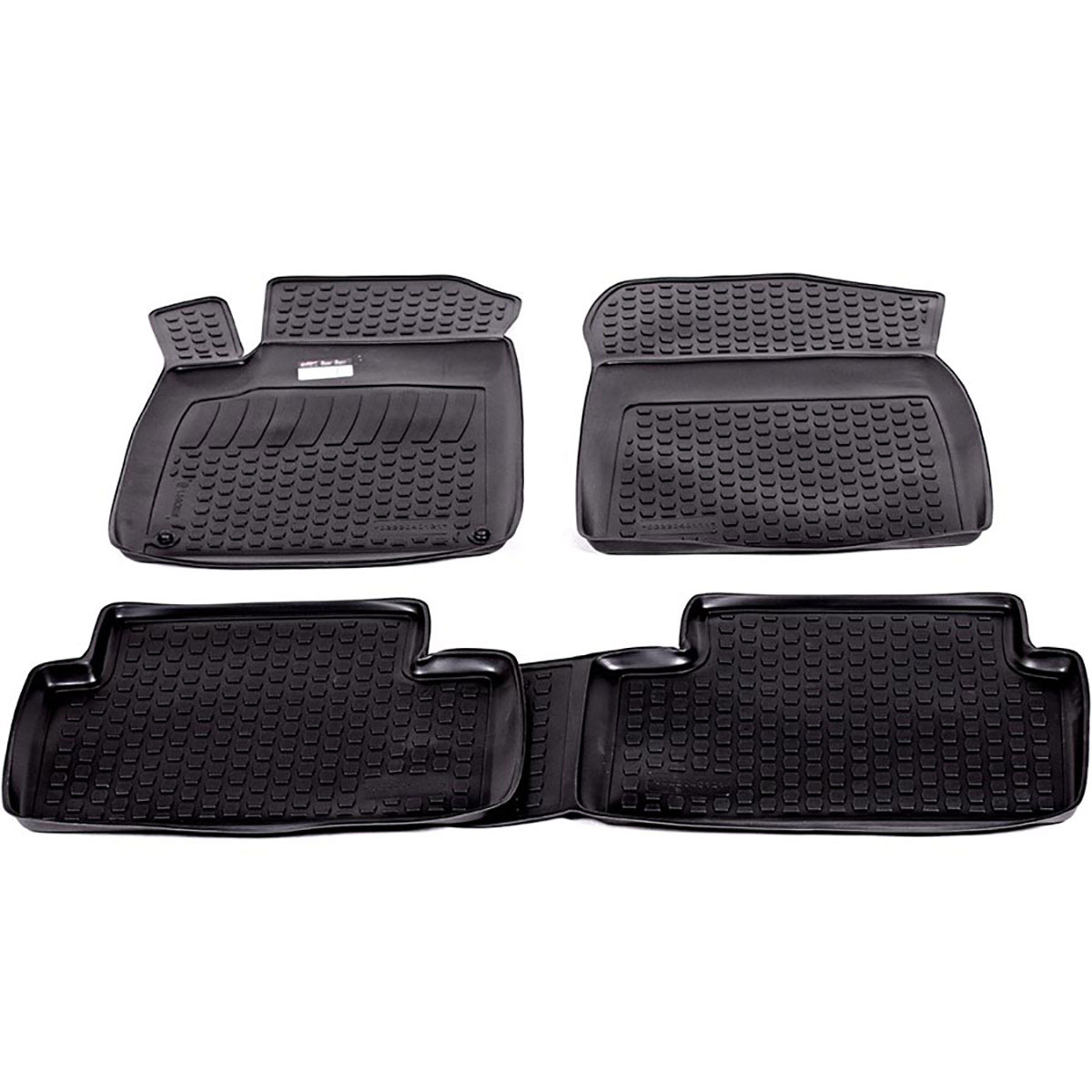 Коврики в салон автомобиля L.Locker, для Citroen C5 (01-), 4 шт0222040101 Коврики в салон автомобиля L.Locker, для Citroen C5 (01-), 4 шт0222040101Коврики L.Locker производятся индивидуально для каждой модели автомобиля из современного и экологически чистого материала. Изделия точно повторяют геометрию пола автомобиля, имеют высокий борт, обладают повышенной износоустойчивостью, антискользящими свойствами, лишены резкого запаха и сохраняют свои потребительские свойства в широком диапазоне температур (от -50°С до +80°С). Рисунок ковриков специально спроектирован для уменьшения скольжения ног водителя и имеет достаточную глубину, препятствующую свободному перемещению жидкости и грязи на поверхности. Одновременно с этим рисунок не создает дискомфорта при вождении автомобиля. Водительский ковер с предустановленными креплениями фиксируется на штатные места в полу салона автомобиля. Новая технология системы креплений герметична, не дает влаге и грязи проникать внутрь через крепеж на обшивку пола.