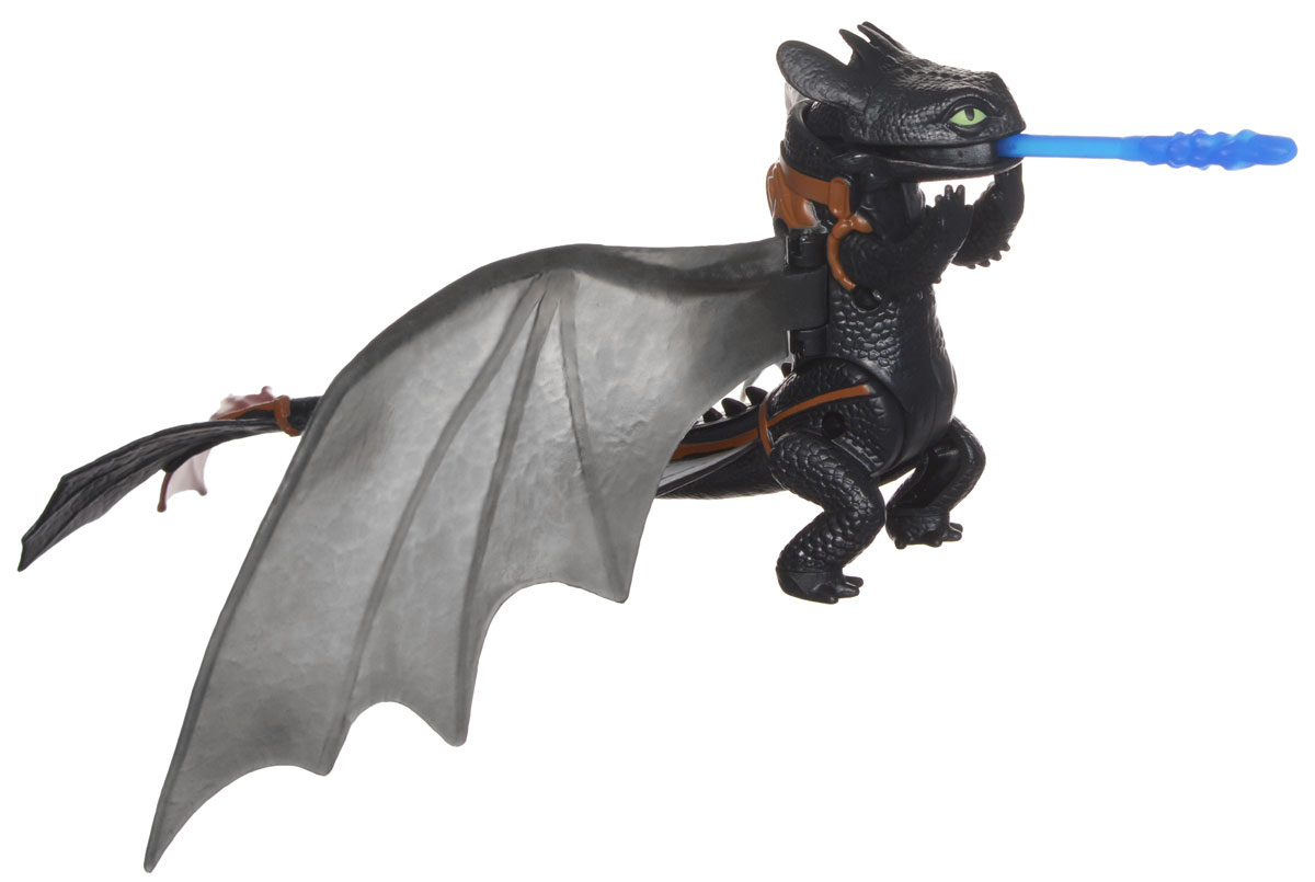Игрушка Dragons Функциональные драконы: Toothless. 6655066550 Игрушка Dragons Функциональные драконы: Toothless. 6655066550Игрушка Dragons Функциональные драконы: Toothless непременно придется по душе вашему ребенку. Игрушка выполнена из прочного пластика в виде дракона Toothless по прозвищу Беззубик из популярного мультфильма Как приручить дракона 2. С драконом можно организовать настоящее сражение, ведь эти умелые бойцы снабжены всем необходимым для настоящей схватки с противником! Благодаря игрушке Dragons Функциональные драконы: Toothless ваш ребенок с удовольствием будет проигрывать любимые сцены из мультфильма или придумывать свои истории!