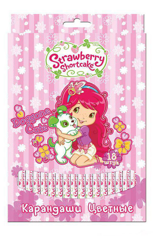 Action! Набор цветных карандашей Strawberry Shortcake 18 цветов цвет розовыйSW-ACP205-18 Action! Набор цветных карандашей Strawberry Shortcake 18 цветов цвет розовыйSW-ACP205-18Цветные карандаши, 18 цветов. Круглый корпус, с печатью. Улучшенный грифель. В картонной коробке с европодвесом. Лицензия STRAWBERRY SHORTCAKE Особенности: Улучшенный грифель