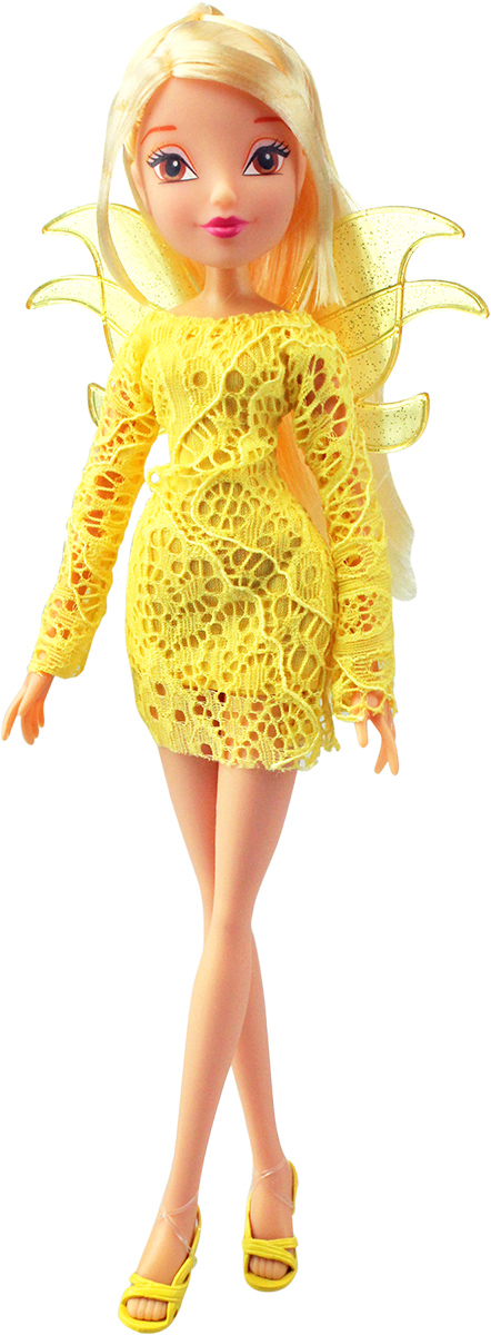 Winx Club Кукла Кружева СтеллаIW01171400_Стелла Winx Club Кукла Кружева СтеллаIW01171400_СтеллаВсе девочки мечтают играть с куклами Winx, ведь они выполнены в виде знаменитых девушек-фей из мультсериала Winx Club. Феи-подружки Блум, Стелла, Текна, Муза, Лейла и Флора выручают друг друга в беде и спасают мир от темных сил. Юные феи Winx - удивительные могущественные волшебницы, которым под силу любое превращение! А еще они, прежде всего, ученицы Школы Алфеи, поэтому, конечно же, они носят школьную форму! Кукла Winx Club Кружева Стелла порадует вашу малышку и доставит ей много удовольствия от часов, посвященных игре с ней. Куколка с длинными белокурыми локонами одета в стильное кружевное платье, а на ногах - открытые босоножки. Образ дополняют съемные желтые крылышки. Ручки, ножки и голова Стеллы подвижны. В комплекте съемные разноцветные пряди для волос Ваша малышка с удовольствием будет играть с этой куколкой, проигрывая сюжеты из мультсериала или придумывая различные истории. Заводная Стелла без ума от шопинга и пижамных вечеринок! Ее...