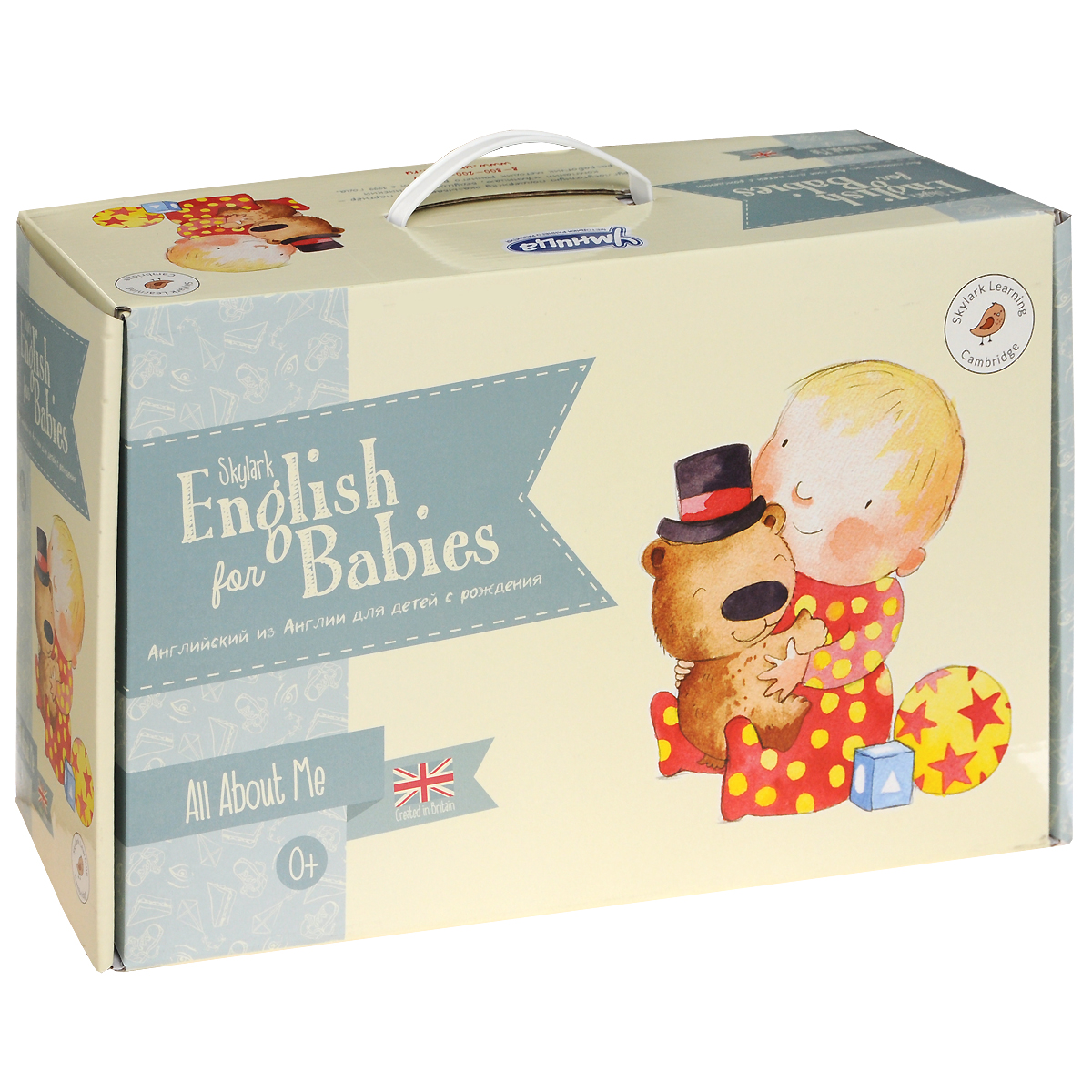 Умница Настольная игра Skylark English for BabiesS01 Умница Настольная игра Skylark English for BabiesS01Skylark English for Babies - это уникальная методика изучения английского языка для семей с маленькими детьми. Она была разработана в Кембридже и основана на исследованиях специалистов лучших университетов мира. В комплекте используется 100% подлинный британский вариант английского языка. Занятия по этой методике позволят малышам научиться понимать значение слов и фраз и употреблять их в реальном общении. Этот комплект подходит для родителей с любым уровнем подготовки! Вы сможете заниматься с малышом, даже если не очень хорошо знаете английский язык. Результат занятий: малыш учится понимать и использовать английскую речь, у него появляется стимул к диалогу на иностранном языке и формируется базовый английский словарный запас. Развивает: лингвистические способности, фонематический слух, ассоциативное мышление, внимание, моторику, память. Формирует: уверенность и свободу в общении на иностранном языке, базовый английский словарный запас,...
