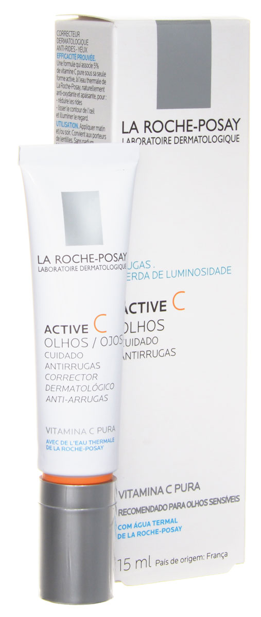 La Roche-Posay Средство для профилактики и коррекции поверхностных морщин Active C в области глаз, 15 млL070652 La Roche-Posay Средство для профилактики и коррекции поверхностных морщин Active C в области глаз, 15 млL070652Стимулирует синтез коллагена, замедляя процессы старения. Предупреждает появление морщин и активноразглаживает имеющиеся. Ускоряет процесс обновления клеток эпидермиса. Кожа вокруг глаз разглаживается, морщинки сокращаются, тургор и эластичность кожи усиливаются. Уменьшает отеки и темные круги вокруг глаз. Содержит витамин С в активной стабильной форме 5%