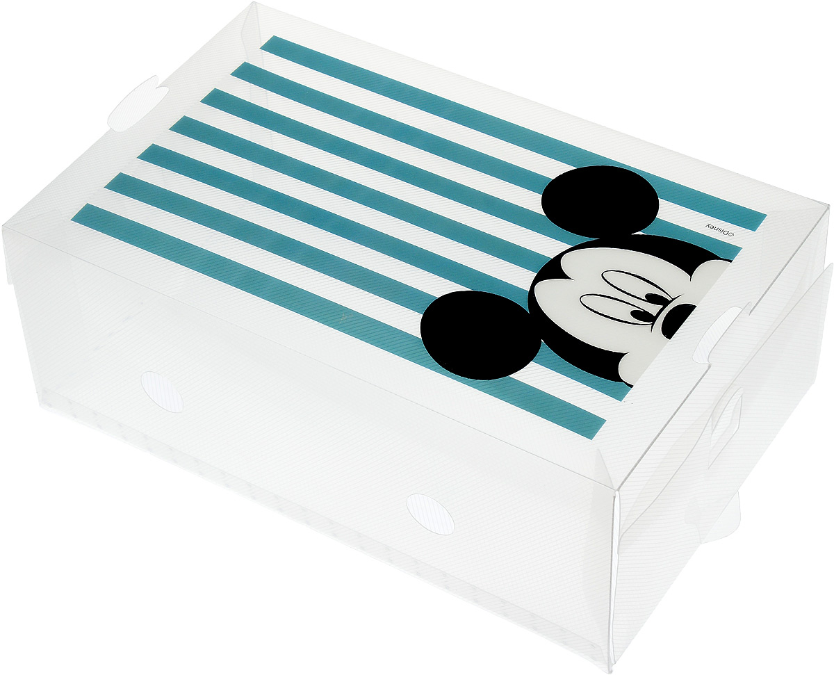 Коробка для хранения обуви Disney Микки, 33 х 20 х 12 см64913 Коробка для хранения обуви Disney Микки, 33 х 20 х 12 см64913Коробка Disney Микки изготовлена из высококачественного прозрачного полипропилена. Она специально предназначена для хранения обуви. Изделие легко собирается и не занимает много места. С помощью боковой крышки можно доставать обувь, не снимая коробку с полки. Коробка для хранения Disney Микки- идеальное решение для аккуратного хранения вашей обуви в межсезонье. Размер коробки (в собранном виде): 33 х 20 х 12 см.