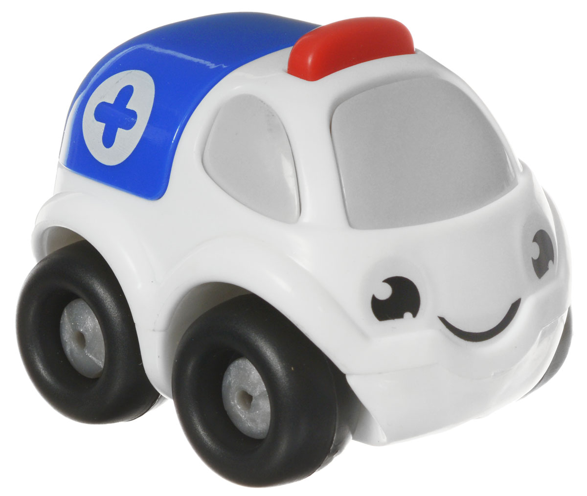 Smoby Скорая помощь Vroom Planet цвет белый синий211257_белый, синий Smoby Скорая помощь Vroom Planet цвет белый синий211257_белый, синийМини-машинка Скорая помощь привлечет внимание вашего ребенка и надолго останется его любимой игрушкой. Плавные формы без острых углов, яркие цвета - все это выгодно выделяет эту игрушку из ряда подобных. Кабина машинки оформлена в виде лица - с глазками и задорной улыбкой. Машинка развивает концентрацию внимания, координацию движений, мелкую моторику рук, цветовое восприятие и воображение. Малыш будет часами играть с этой машинкой, придумывая разные истории.