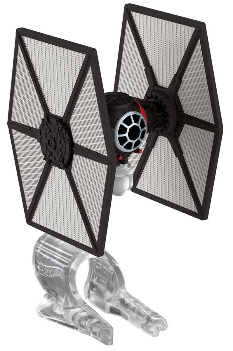 Hot Wheels Star Wars Звездный корабль The Fighter цвет черныйCGW52_CKJ67 Hot Wheels Star Wars Звездный корабль The Fighter цвет черныйCGW52_CKJ67Звездный корабль Hot Wheels The Fighter непременно приведет в восторг поклонника фантастической саги Звездные воины. В комплекте звездный корабль и подставка. Надевайте на руку устройство Flight Navigator и запускайте корабль в полет по комнате, прямо как в гиперпространстве, или устраивайте яростные космические сражения. Flight Navigator можно также использовать как подставку для игрушек. Звездолеты совместимы с игровыми наборами Hot Wheels Star Wars (продаются отдельно). Порадуйте своего ребенка такой необычной игрушкой!