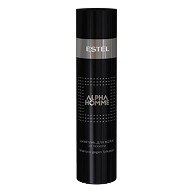 Estel Alpha Homme - Шампунь для волос от перхоти 250 млAH.2 Estel Alpha Homme - Шампунь для волос от перхоти 250 млAH.2Проблемы волос: Перхоть Побеждать каждый день – в спорте, на дороге, побеждать себя самого – прерогатива мужчины. В борьбе против перхоти самое надежное оружие – ALPHA HOMME ESTEL! Комплекс активных компонентов в составе продукта деликатно устранит перхоть, а при регулярном использовании позволит забыть о ней навсегда. Результат: Аллантоин – регенерирует кожу головы Пироктон оламин – оказывает бактерицидное действие Цинк пиритион – оказывает фунгицидный эффект. Способ использования: нанесите на влажные волосы, вспеньте, смойте, при необходимости повторить. Подходит для ежедневного применения.