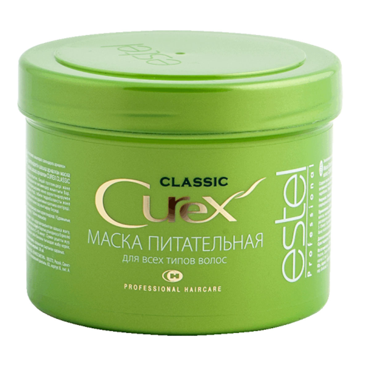 Estel Curex Classic Маска для волос Питательная 500 млCU500/M Estel Curex Classic Маска для волос Питательная 500 млCU500/MМАСКА ДЛЯ ВОЛОС «ПИТАТЕЛЬНАЯ» ESTEL CUREX CLASSIC для всех типов волос Содержит экстракт каштана и сбалансированный витаминный комплекс. Обеспечивает глубокое увлажнение и питание, восстанавливает природный гидробаланс и структуру поврежденных волос. NEW! При регулярном применении сохраняет натуральный пигмент. Результат: Увлажнение и питание Восстановление поврежденной структуры Естественный блеск
