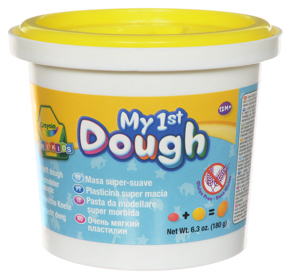 Crayola Масса для лепки My 1st Dough Белочка цвет желтый7945_белочка, желтый Crayola Масса для лепки My 1st Dough Белочка цвет желтый7945_белочка, желтыйМасса для лепки Crayola My 1st Dough. Белочка, предназначенная для лепки и моделирования, поможет малышу развить творческие способности, воображение и мелкую моторику рук. Очень мягкий, пластилин хорошо мнется и быстро высыхает. Окрашен безопасным красителем. В крышке имеется формочка с изображением бабочки. Лепка из пластилина - необычайно занимательный процесс не только для детей, но и для взрослых.