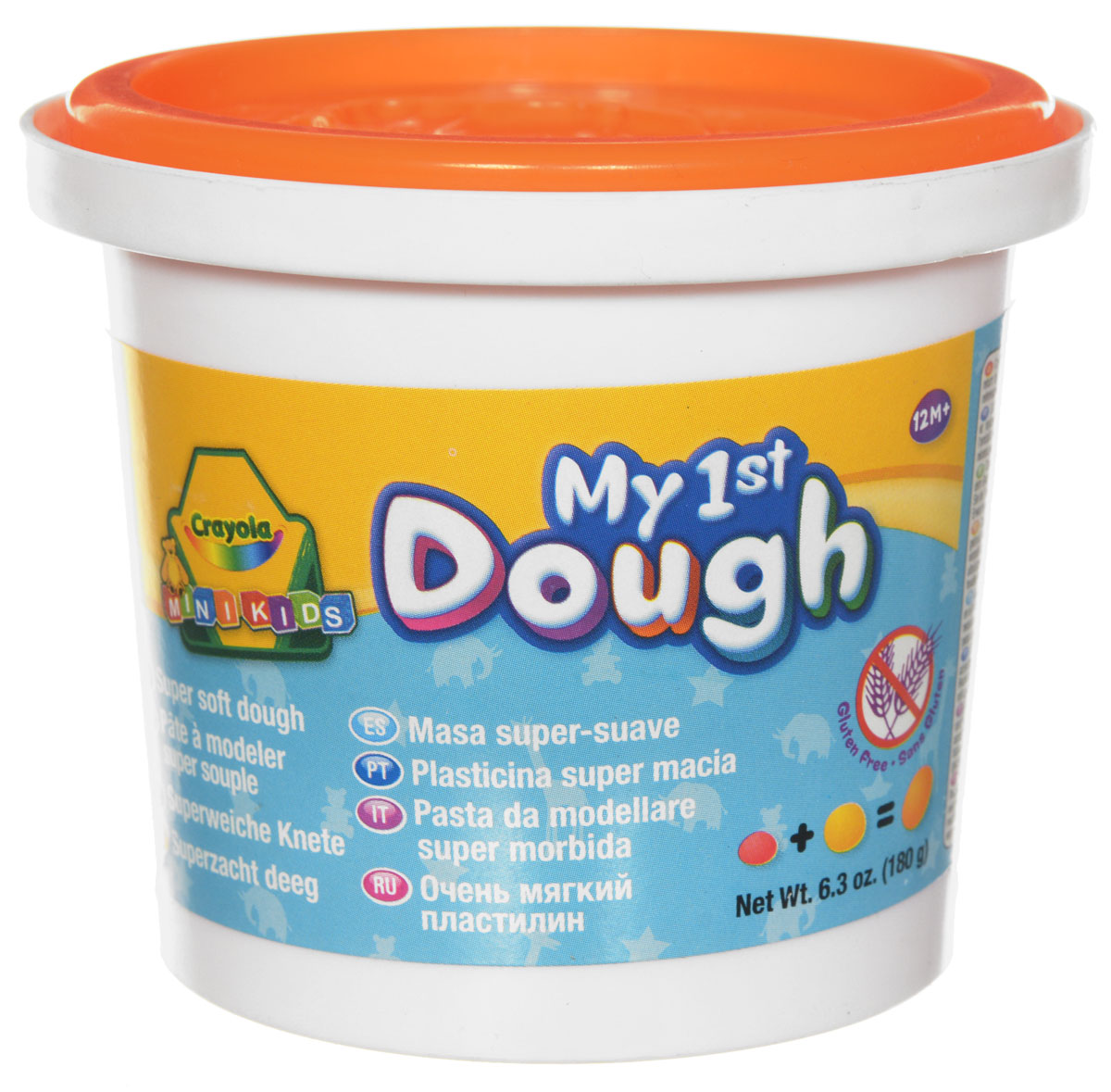 Crayola Масса для лепки My 1st Dough Собачка цвет оранжевый7945_собачка, оранжевый Crayola Масса для лепки My 1st Dough Собачка цвет оранжевый7945_собачка, оранжевыйМасса для лепки Crayola My 1st Dough. Собачка, предназначенная для лепки и моделирования, поможет малышу развить творческие способности, воображение и мелкую моторику рук. Очень мягкий, пластилин хорошо мнется и быстро высыхает. Окрашен безопасным красителем. В крышке имеется формочка с изображением собачки. Лепка из пластилина - необычайно занимательный процесс не только для детей, но и для взрослых.