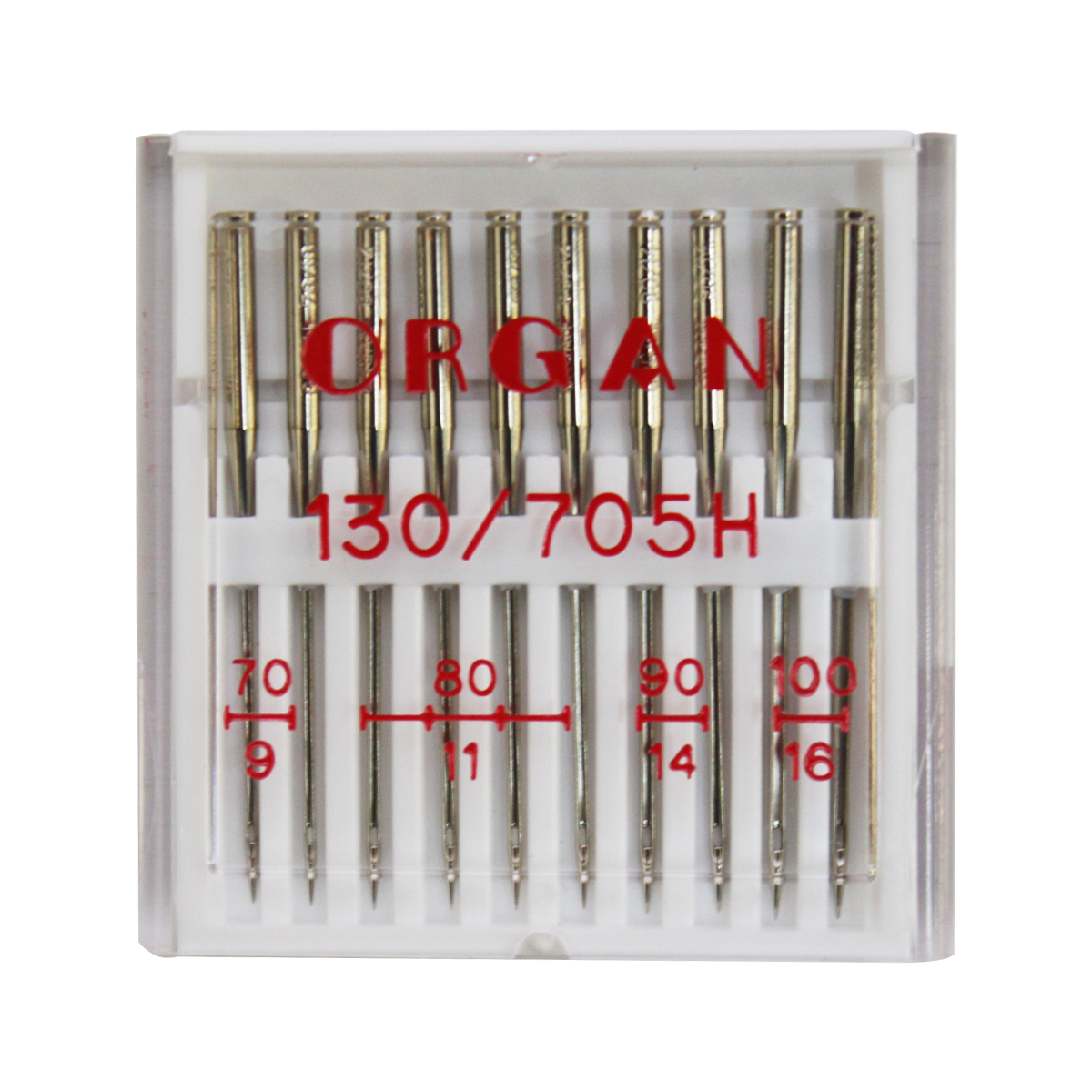Иглы для швейных машин Organ Ассорти, универсальные, 10 шт162161 Иглы для швейных машин Organ Ассорти, универсальные, 10 шт162161Иглы для швейных машин Organ Ассорти предназначены для бытовых швейных машин. Кончики игл слабозакругленные. Применяются для шитья шелка, искусственного шелка, батиста, шифона, органзы, льняного полотна, поплина. Размер игл: №70, №80, №90, №100.