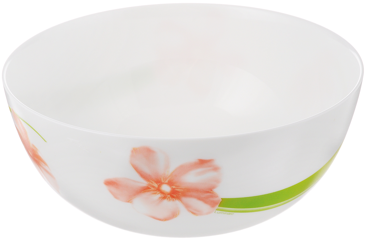 Салатник Luminarc Sweet Impression, диаметр 21 смE4938 Салатник Luminarc Sweet Impression, диаметр 21 смE4938Салатник Luminarc Sweet Impression выполнен из ударопрочного стекла. Яркий дизайн придется по вкусу и ценителям классики, и тем, кто предпочитает утонченность и изысканность. Салатник Luminarc Sweet Impression идеально подойдет для сервировки стола и станет отличным подарком к любому празднику. Диаметр (по верхнему краю): 21 см.