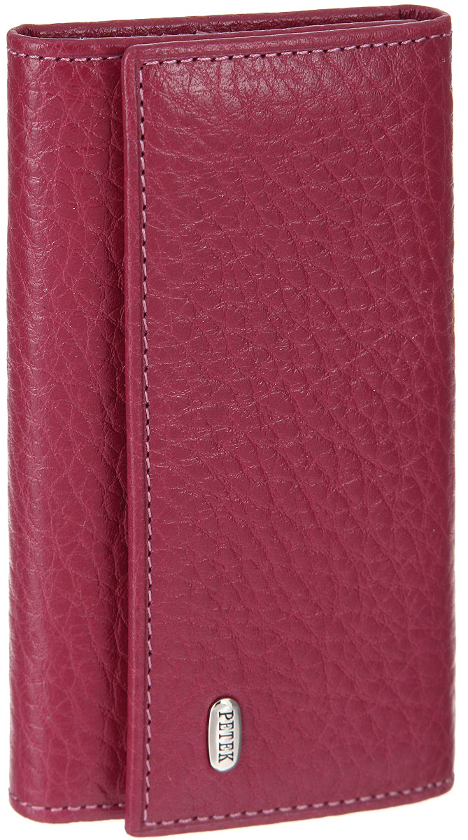 Ключница женская Petek 1855, цвет: малиновый. 518.46B.44518.46B.44 Fuchsia Ключница женская Petek 1855, цвет: малиновый. 518.46B.44518.46B.44 FuchsiaСтильная женская ключница Petek 1855 выполнена из натуральной кожи с зернистой фактурой и оформлена металлической пластиной с гравировкой бренда. Изделие закрывается на клапан с двумя кнопками. Внутри находится шесть металлических крючков для ключей, прорезной карман на застежке-молнии и боковой карман. Ключница упакована в фирменную коробку. Этот аксессуар станет замечательным подарком человеку, ценящему качественные и практичные вещи.