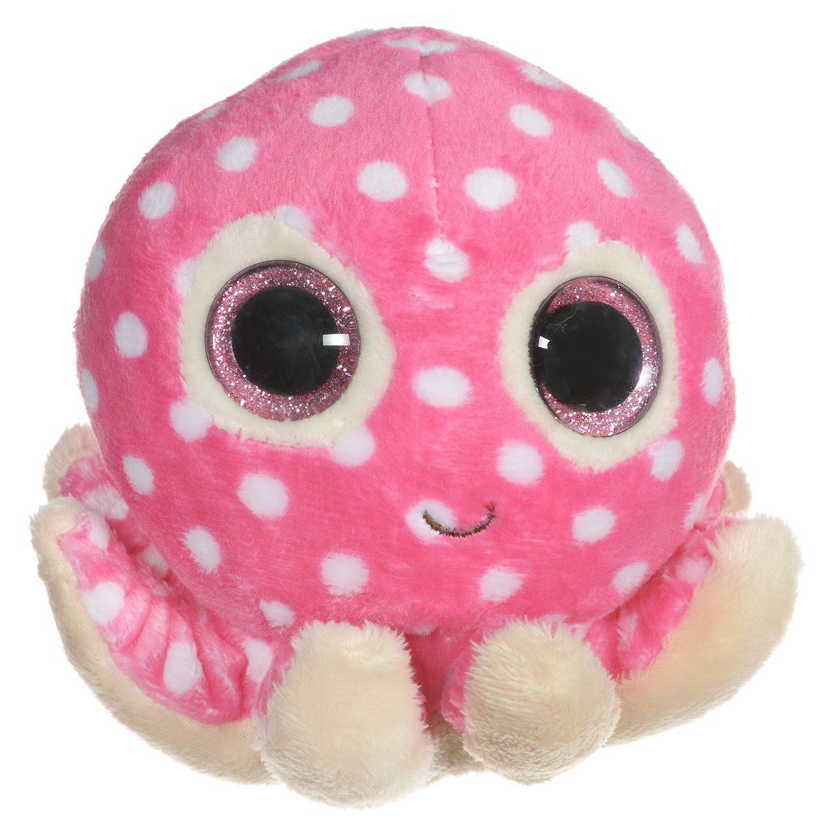 TY Мягкая игрушка Осьминог Ollie 11 см36083 TY Мягкая игрушка Осьминог Ollie 11 см36083Забавная мягкая игрушка TY Осьминог Ollie, выполненная в виде розового осьминога, непременно вызовет улыбку и симпатию и у детей, и у взрослых. Трогательный осьминожек с выразительными блестящими глазками изготовлен из высококачественного и безопасного мягкого текстильного материала. Удобный небольшой размер игрушки позволит брать его с собой на прогулку и малышу не придется расставаться со своим новым другом. Удивительно мягкая игрушка принесет радость и подарит своему обладателю мгновения нежных объятий и приятных воспоминаний. Специальные гранулы, используемые при ее набивке, способствуют развитию мелкой моторики рук малыша.