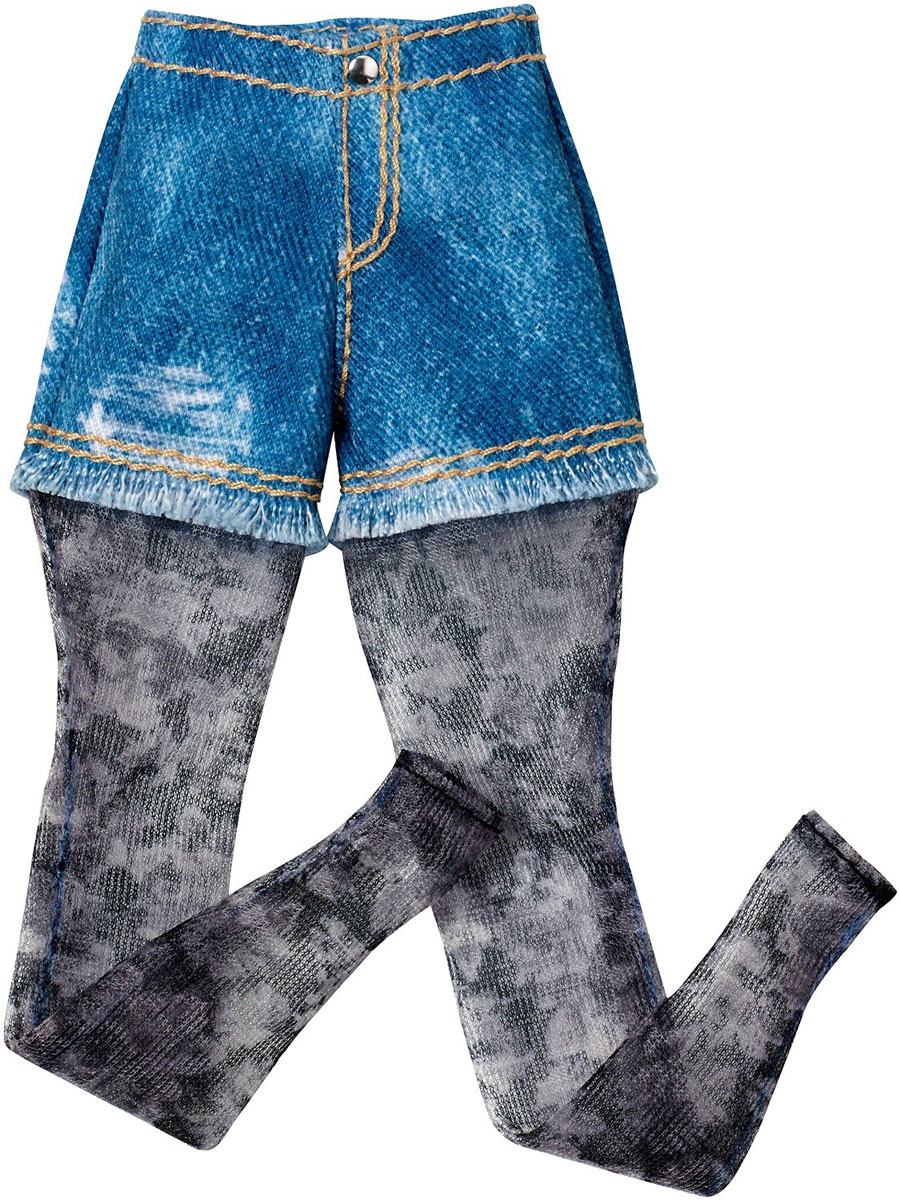 Barbie Одежда для кукол Шорты с леггинсамиCFX73_DHK09 Barbie Одежда для кукол Шорты с леггинсамиCFX73_DHK09Когда возможности безграничны, гардероб должен быть таким же! В этом модном наряде 2 в 1 - шорты с леггинсами - кукла Барби (продается отдельно) будет неотразима с утра до вечера. Если собрать всю коллекцию одежды для куклы Барби, можно будет подобрать наряды для самых разных сюжетов! Одежда подходит для большинства кукол Барби размером 29 см.