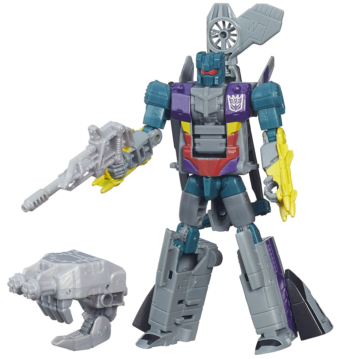 Transformers Трансформер VortexB0974_B4659 Transformers Трансформер VortexB0974_B4659Трансформер Vortex привлечет внимание любого поклонника знаменитых Трансформеров! Фигурка выполнена из прочного пластика в виде трансформера-Вортекса. Руки и ноги робота подвижны. В несколько простых шагов малыш сможет трансформировать фигурку робота в боевой вертолет. Ребенок с удовольствием будет играть с фигуркой, придумывая разные истории. Порадуйте его таким замечательным подарком!