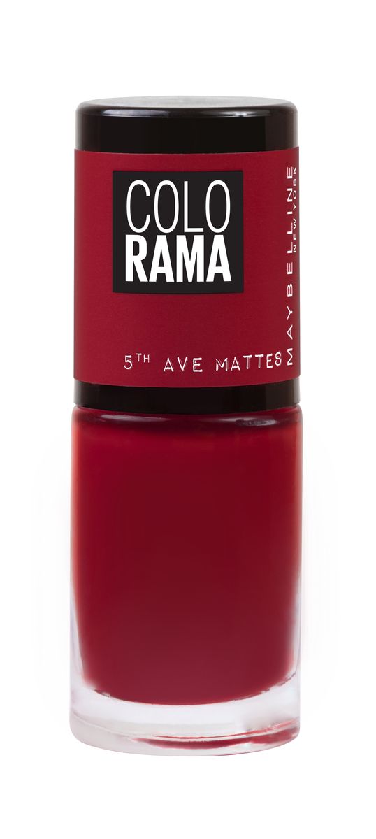 Maybelline New York Лак для ногтей Colorama Коллекция 5th Ave Matte, оттенок 456, матовый бордо, 7 млB2720400 Maybelline New York Лак для ногтей Colorama Коллекция 5th Ave Matte, оттенок 456, матовый бордо, 7 млB2720400Новая коллекция матовых лаков Colorama