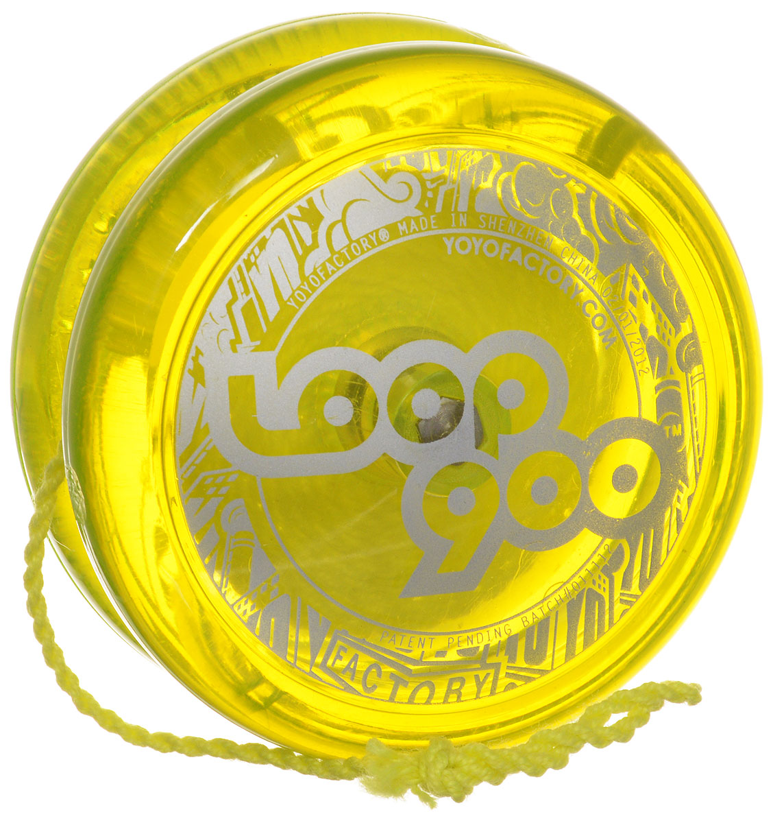 YoYoFactory Йо-йо Loop 900 цвет салатовыйLoop 900_салатовый YoYoFactory Йо-йо Loop 900 цвет салатовыйLoop 900_салатовыйЙо-йо YoYoFactory Loop 900 - это узнаваемый H-профиль, идеальное покрытие и стабильность, неизменное качество исполнения. На веревке йо-йо сидит великолепно, а игра с ним - одно удовольствие! Йо-йо - это игрушка, состоящая из двух симметричных половинок соединенных осью, к которой прикреплена веревка. Современный йо-йо значительно отличается от тех, к которым многие привыкли. Сейчас йо-йо - это такая же часть молодежной культуры как скейт, ВМХ или сноуборд. Йо-йо популярно во многих странах мира, таких как Россия, США и Япония. Ежегодно во всем мире проходят различные чемпионаты по игре с йо-йо, в том числе и Чемпионат России, в котором собираются лучшие игроки со всей страны.