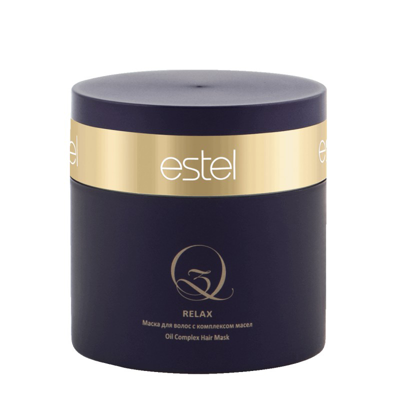 Estel Q3 Relax - Маска для волос с комплексом масел Q3 300 млQ3/300/M Estel Q3 Relax - Маска для волос с комплексом масел Q3 300 млQ3/300/MТип волос: Все Проблемы волос: Ослабленные волосы Укрепляет и насыщает структуру волос ценными маслами арганы и макадамии. Результат: Без эффекта утяжеления. Обеспечивает антистатический эффект. Поддерживает яркость цвета и сохраняет защитный экран на поверхности волос