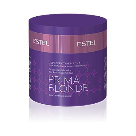 Estel Prima Blonde - Серебристая маска для холодных оттенков блонд 300 млPB.7 Estel Prima Blonde - Серебристая маска для холодных оттенков блонд 300 млPB.7Тип волос: Осветленные Проблемы волос: Поврежденные волосы Максимальный ухаживающий эффект и забота об идеальном ледяном блонде – отличительные черты уникальной Серебристой маски от ESTEL. Высокая концентрация полезных веществ восстанавливает поврежденную структуру волос, питает, увлажняет и укрепляет волосы по всей длине. Волосы – шелковистые, сильные, здоровые и сверкающие, как серебро! Результат: Фиолетовые пигменты – нейтрализуют желтый нюанс Амино-функциональный силоксановый полимер – восстанавливает волосы Ланолин – смягчает и укрепляет волосы.