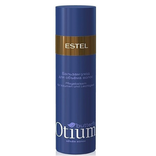 Estel Otium Butterfly Бальзам для объема волос 200 млOT.99 Estel Otium Butterfly Бальзам для объема волос 200 млOT.99Estel Otium Butterfly - Бальзам для объема волос. Интенсивная формула бальзама с комплексом Butterfly и пантенолом придаёт волосам дополнительный объём, упругость и эластичность, наполняет волосы жизненной силой. Нежно ухаживает за ними, делает их лёгкими и шелковистыми.