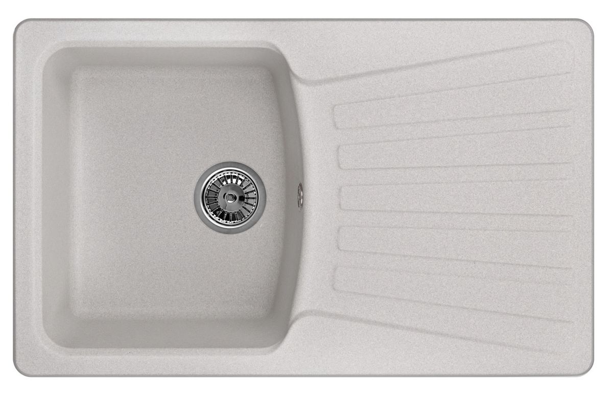Мойка Weissgauff Classic 800 Eco Granit, цвет: серый, 80,0 х 19,5 х 49,0 см183407 Мойка Weissgauff Classic 800 Eco Granit, цвет: серый, 80,0 х 19,5 х 49,0 см183407Гранитные мойки Weissgauff Eco Granit – классическая коллекция моек, изготовленных из специально подобранных композитных материалов , содержащих оптимальное сочетание 80% каменной массы высокого качества и 20% связующих материалов. Оригинальный и функциональный дизайн - технология изготовления позволяет создавать любые цвета и формы, оптимальные для современных кухонь. Мойки Weissgauff легко подобрать к интерьеру любой кухни, для разных цветов и форм столешниц Влагостойкость - отталкивание влаги – одна из примечательных особенностей моек из искусственного камня за счет связующих композитных материалов, которые продлевают их срок службы и способствуют сохранению первоначального вида Термостойкость - подвергая мойки воздействию высоких температур, например, различными горячими жидкостями, будьте уверенны, что мойки Weissgauff – эталон стойкости и качества, так как они устойчивы к перепаду температур. Специальный состав моек Weisgauff избавляет от проблемы...