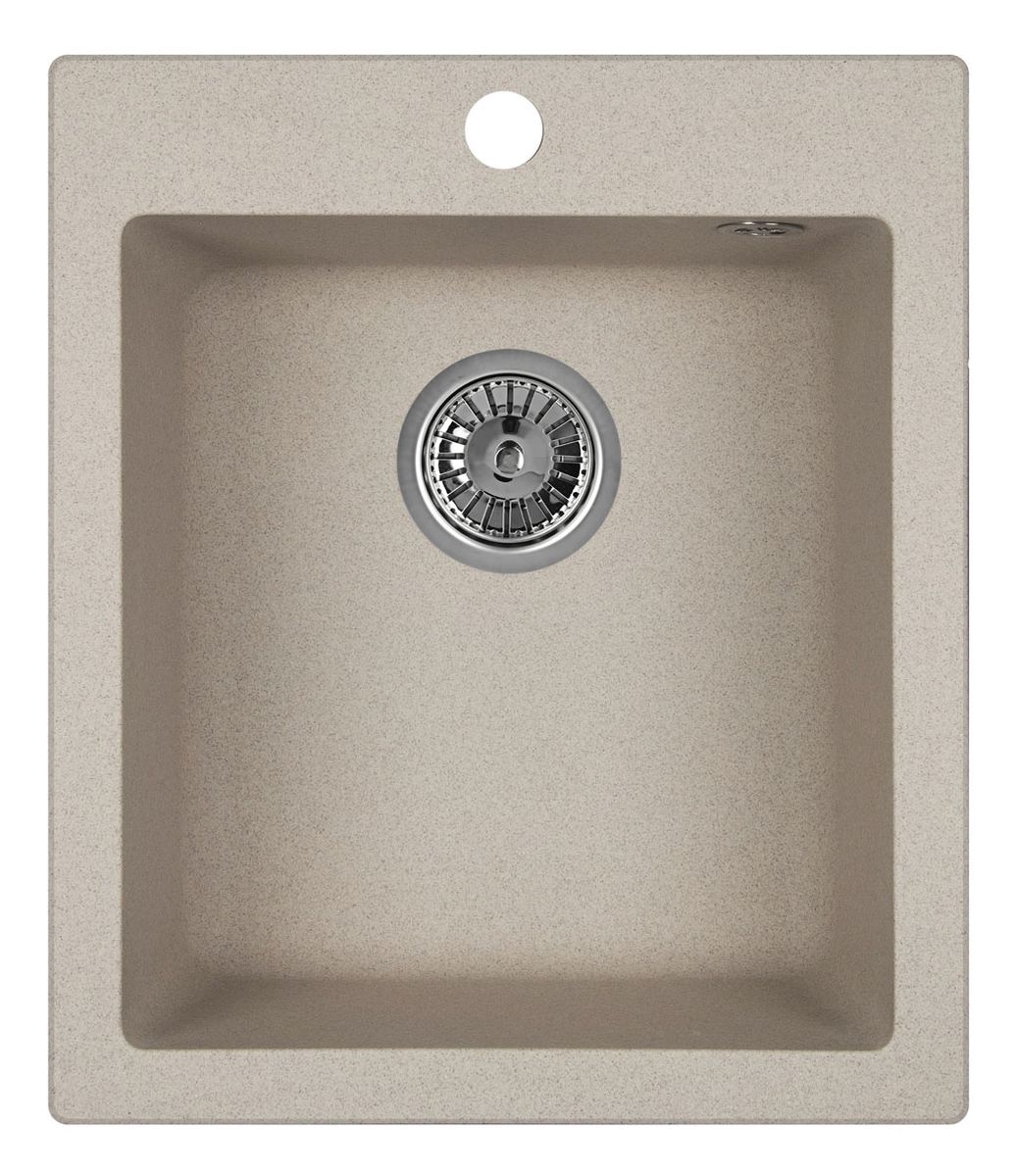 Мойка Weissgauff Quadro 420 Eco Granit, цвет: серый беж, 41,5 х 19,5 х 49,0 см306174 Мойка Weissgauff Quadro 420 Eco Granit, цвет: серый беж, 41,5 х 19,5 х 49,0 см306174Гранитные мойки Weissgauff Eco Granit – классическая коллекция моек, изготовленных из специально подобранных композитных материалов , содержащих оптимальное сочетание 80% каменной массы высокого качества и 20% связующих материалов. Оригинальный и функциональный дизайн - технология изготовления позволяет создавать любые цвета и формы, оптимальные для современных кухонь. Мойки Weissgauff легко подобрать к интерьеру любой кухни, для разных цветов и форм столешниц Влагостойкость - отталкивание влаги – одна из примечательных особенностей моек из искусственного камня за счет связующих композитных материалов, которые продлевают их срок службы и способствуют сохранению первоначального вида Термостойкость - подвергая мойки воздействию высоких температур, например, различными горячими жидкостями, будьте уверенны, что мойки Weissgauff – эталон стойкости и качества, так как они устойчивы к перепаду температур. Специальный состав моек Weisgauff избавляет от проблемы...
