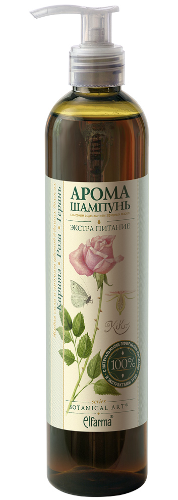 Botanical Art Арома-шампуньЭкстра-питание для сухих и нормальных волос. Роза-Герань-КаритеБП000000065 Botanical Art Арома-шампуньЭкстра-питание для сухих и нормальных волос. Роза-Герань-КаритеБП000000065Серия Botanical Art. Эта серия шампуней с высоким содержанием эфирных масел и деликатными очищающими формулами дарит двойное преимущество от использования: мягкий натуральный уход с видимым результатом красивых волос + арома эффект. Не содержит силиконов и парабенов. Благодаря уникальным химическим свойствам эфирные масла активно ухаживают за волосами, умножая их природную красоту и силу, а мягкие очищающие компоненты нежно промывают волосы, не нарушая естественный баланс. Высокое содержание эфирных масел придает каждому средству восхитительный аромат с особенным настроением. Рисунки цветов на этикетках, специально для этой серии выполнены итальянским художником Kiko Perotti, вошедшим в десятку лучших ботанических художников мира. «Botanical Art». Люблю твой аромат. Шампунь предназначен для усиленного питания и увлажнения, приведет в норму водно-жировой баланс кожи головы, избавляет от сухости и выпадения волос, защищает и разглаживает волосы, придаст волосам ни с чем...