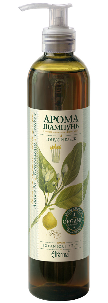 Botanical Art Арома-шампунь Тонус и блеск для всех типов волос. Сандал-Бергамот-АвокадоБП000000043 Botanical Art Арома-шампунь Тонус и блеск для всех типов волос. Сандал-Бергамот-АвокадоБП000000043Серия Botanical Art. Эта серия шампуней с высоким содержанием эфирных масел и деликатными очищающими формулами дарит двойное преимущество от использования: мягкий натуральный уход с видимым результатом красивых волос + арома эффект. Не содержит силиконов и парабенов. Благодаря уникальным химическим свойствам эфирные масла активно ухаживают за волосами, умножая их природную красоту и силу, а мягкие очищающие компоненты нежно промывают волосы, не нарушая естественный баланс. Высокое содержание эфирных масел придает каждому средству восхитительный аромат с особенным настроением. Рисунки цветов на этикетках, специально для этой серии выполнены итальянским художником Kiko Perotti, вошедшим в десятку лучших ботанических художников мира. «Botanical Art». Люблю твой аромат. Шампунь стимулирует обменные процессы кожи головы и усиливает увлажнение волос. Мощный природный тоник. Волосы станут мягкими и засверкают здоровым блеском.