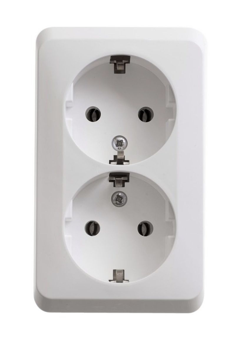 Розетка двойная Schneider Electric Этюд, с заземлением, цвет: белый. PA16-007BPA16-007B Розетка двойная Schneider Electric Этюд, с заземлением, цвет: белый. PA16-007BPA16-007BДвойная розетка Schneider Electric Этюд с заземляющим контактом, без шторок, открытой установки.