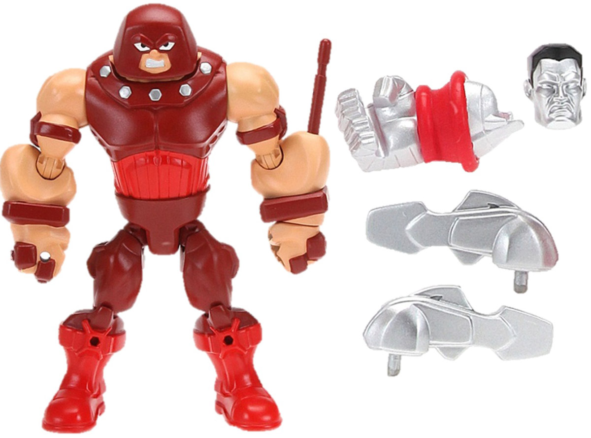 Hero Mashers Разборная фигурка JuggernautA6833_B0695 Hero Mashers Разборная фигурка JuggernautA6833_B0695Разборная фигурка Hero Mashers Juggernaut привлечет внимание поклонника комиксов и мультфильмов о супергероях! Фигурка выполнена из прочного пластика в виде Джаггернаут. Это вымышленный суперзлодей комиксов издательства Marvel. Голова, руки и ноги фигурки подвижны, вращаются и сгибаются, а также отделяются от корпуса. Все элементы обладают единым способом крепления, что позволяет создавать различные комбинации. Ребенок с удовольствием будет играть с фигуркой, придумывая разные истории. Порадуйте его таким замечательным подарком!