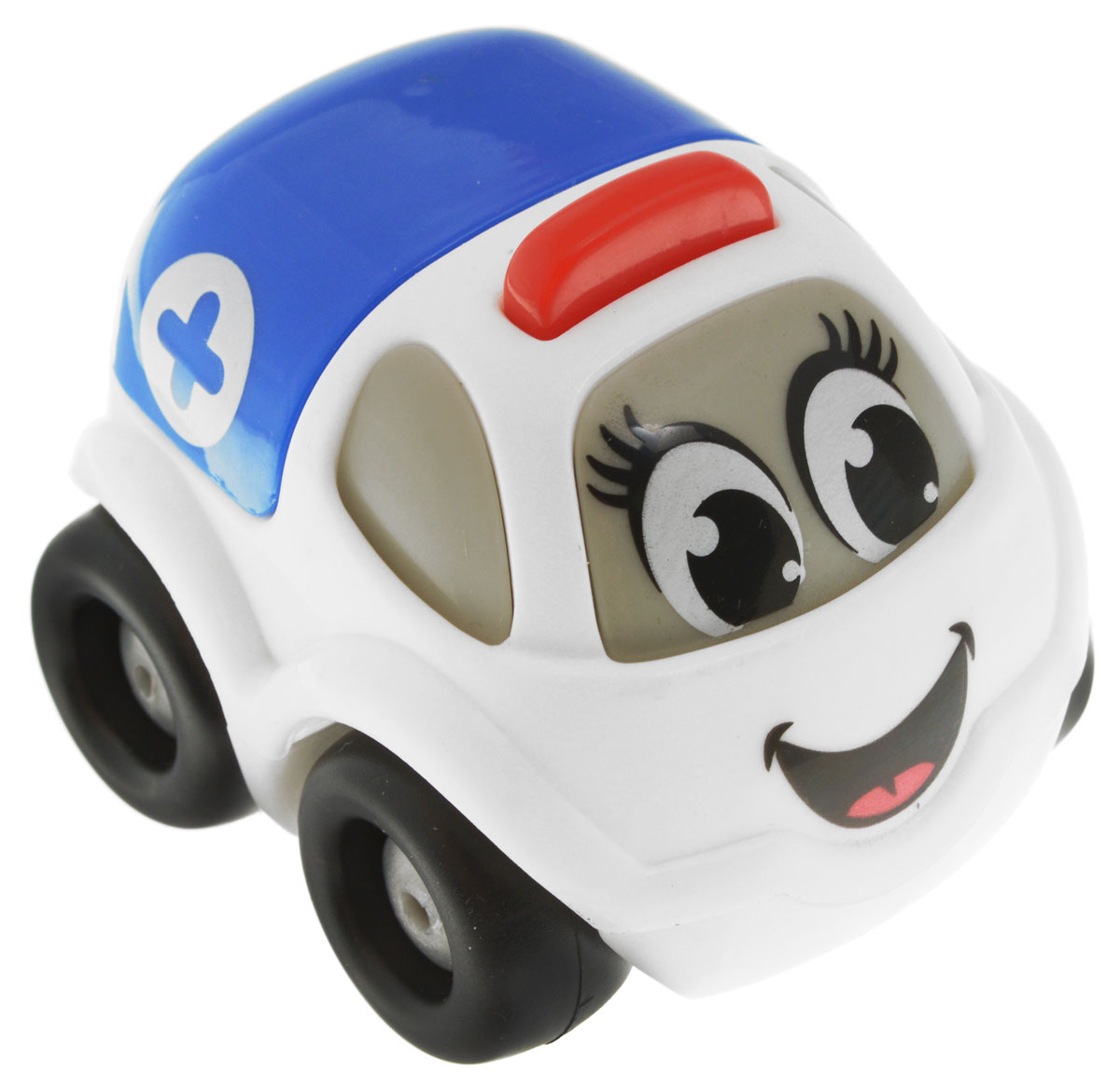 Smoby Скорая помощь Vroom Planet цвет белый синий211257_ белый синий с глазами Smoby Скорая помощь Vroom Planet цвет белый синий211257_ белый синий с глазамиМини-машинка Smoby Vroom Planet: Скорая помощь привлечет внимание вашего ребенка и надолго останется его любимой игрушкой. Плавные формы без острых углов, яркие цвета - все это выгодно выделяет эту игрушку из ряда подобных. Кабина машинки оформлена в виде лица - с глазками и задорной улыбкой. Машинка развивает концентрацию внимания, координацию движений, мелкую моторику рук, цветовое восприятие и воображение. Малыш будет часами играть с этой машинкой, придумывая разные истории.