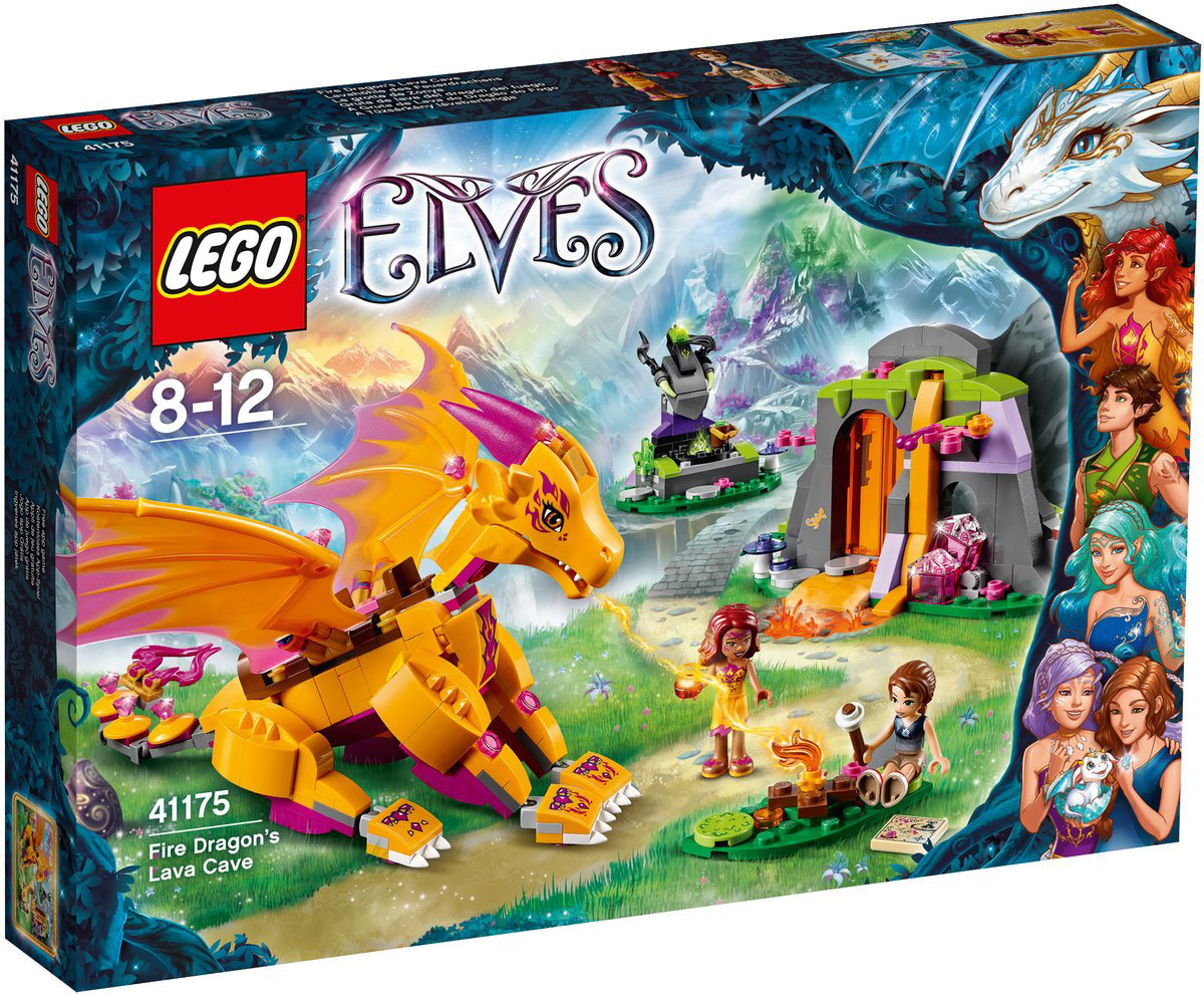 LEGO Elves Êîíñòðóêòîð Ëàâîâàÿ ïåùåðà äðàêîíà îãíÿ 4117541175 LEGO Elves Êîíñòðóêòîð Ëàâîâàÿ ïåùåðà äðàêîíà îãíÿ 4117541175Ïðèñîåäèíÿéòåñü ê Ýìèëè Äæîíñ è ýëüôó îãíÿ Àçàðè ïî ïðîçâèùó Òàíåö Îãíÿ, êîòîðûå èññëåäóþò Ëàâîâóþ ïåùåðó! Ïîçíàêîìüòåñü ñ Çîíüåé, îãíåííûì äðàêîíîì è âîéäèòå â Ëàâîâóþ ïåùåðó, êîòîðóþ Àçàðè îòêðîåò ñ ïîìîùüþ ìàãè÷åñêèõ îãíåííûõ ñïîñîáíîñòåé. Íàéäèòå ñåêðåòíóþ êàðòó è óñòðîéòå ïèêíèê ó êîñòðà. Ïåðåíî÷óéòå â ïåùåðå, óþòíî óñòðîèâøèñü íà êðîâàòè èç ìõà, à óòðîì âìåñòå ñ Ýìèëè è Àçàðè çàáèðàéòåñü íà ñïèíó Çîíüè, ÷òîáû ñîâåðøèòü íåâåðîÿòíûé ïîëåò! Íàáîð âêëþ÷àåò â ñåáÿ 441 ðàçíîöâåòíûé ïëàñòèêîâûé ýëåìåíò. Êîíñòðóêòîð ñòàíåò çàìå÷àòåëüíûì ñþðïðèçîì âàøåìó ðåáåíêó, êîòîðûé áóäåò ñïîñîáñòâîâàòü ðàçâèòèþ ìåëêîé ìîòîðèêè ðóê, âíèìàòåëüíîñòè, óñèä÷èâîñòè è ìûøëåíèÿ. Èãðàÿ ñ êîíñòðóêòîðîì, ðåáåíîê íàó÷èòñÿ ñîáèðàòü äåòàëè ïî îáðàçöó, ïðîâîäèòü âðåìÿ ñ ïîëüçîé è óäîâîëüñòâèåì.
