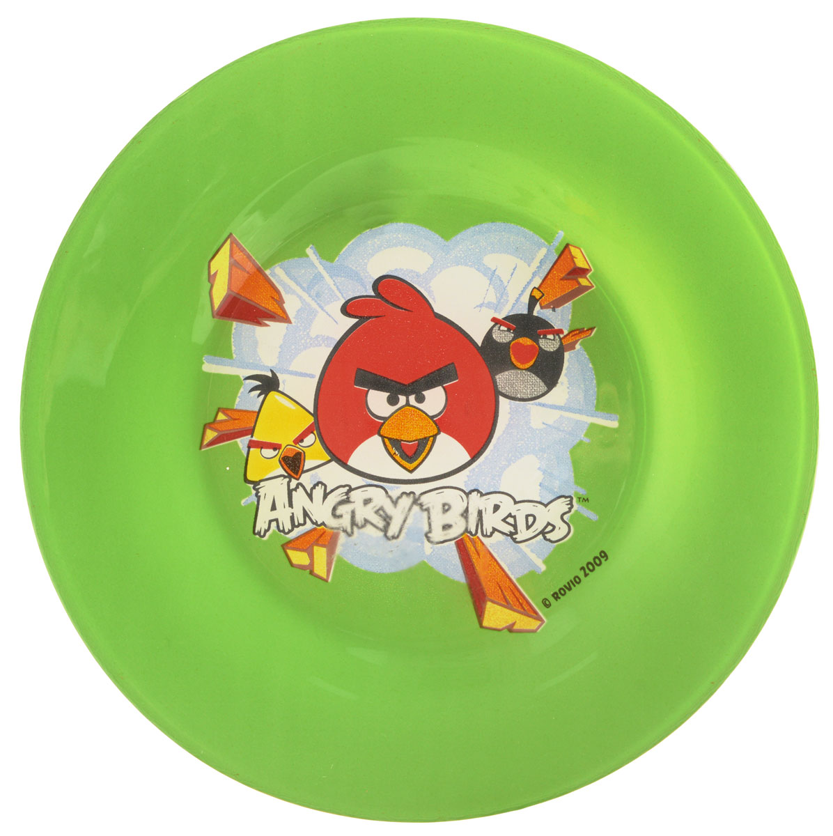 Angry Birds Тарелка детская цвет зеленый диаметр 19,5 см1066269 Angry Birds Тарелка детская цвет зеленый диаметр 19,5 см1066269Яркая тарелка Angry Birds идеально подойдет для кормления малыша и самостоятельного приема им пищи. Тарелка выполнена из закаленного стекла и оформлена высококачественным изображением героев игры Angry Birds. Такой подарок станет не только приятным, но и практичным сувениром, добавит ярких эмоций вашему ребенку! Можно использовать в посудомоечной машине.