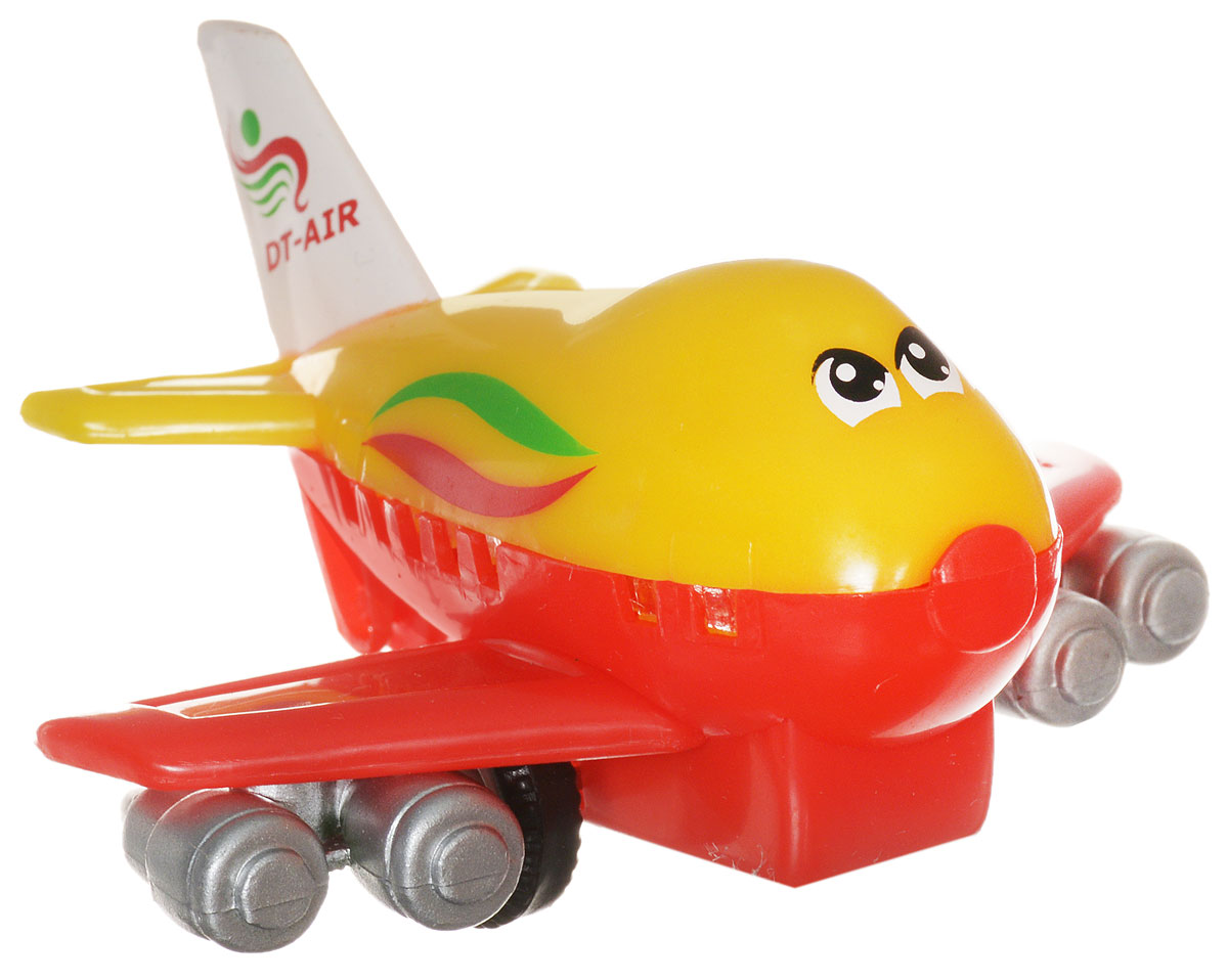 Dickie Toys Веселый самолет инерционный цвет желтый красный3345475_желт/красн Dickie Toys Веселый самолет инерционный цвет желтый красный3345475_желт/краснИнерционная игрушка Dickie Toys Веселый самолет порадует любого маленького непоседу! Самолетик оснащен инерционным механизмом, что придает игре особую динамику. Самолет нужно откатить назад, резко отпустить - и он покатится вперед. Игрушка выполнена в ярких красно-желтых цветах. Игрушка от немецкой компании Dickie Toys изготовлена из высококачественных прочных материалов и будет радовать вашего малыша максимально долгий срок.