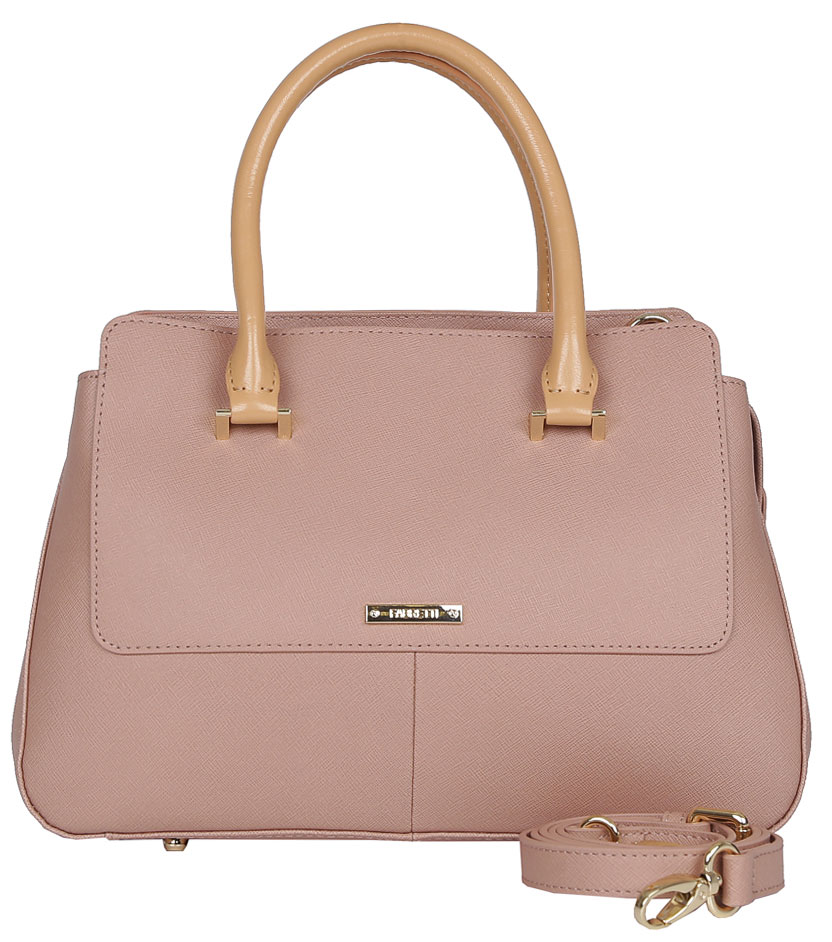 Сумка женская Fabretti, цвет: бежевый. N2554N2554-beige Сумка женская Fabretti, цвет: бежевый. N2554N2554-beigeЖенская сумка FABRETTI из натуральной кожи. Внутри: два отделения разделенные карманом на молнии, в одном отделении на боковой стенке два открытых кармана для мобильного телефона и кармашек на молнии,в другом отделении на боковой стенке карман на молнии. Сумка носится в руке или на плече.В комплектацию входит наплечный ремень.Закрывается на металлическую молнию.Фурнитура – золото. Кожа плотная, форму держит. Размеры меньше формата А4. На дне сумки расположены металлические ножки защищающие ее от механических повреждений.