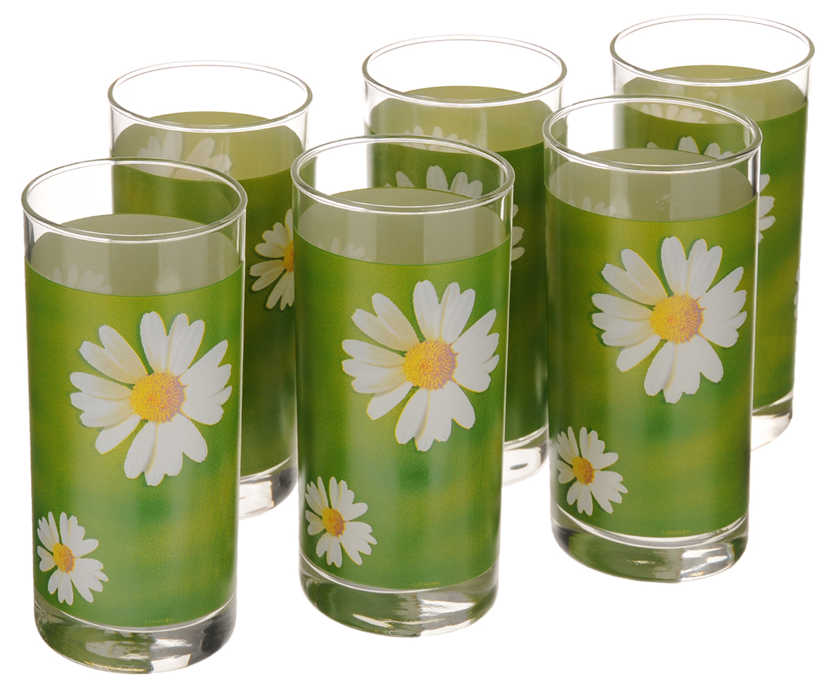 Набор стаканов Luminarc Paquerette Green, 270 мл, 6 штG1970 Набор стаканов Luminarc Paquerette Green, 270 мл, 6 штG1970Набор Luminarc Paquerette Green состоит из шести стаканов, выполненных из высококачественного стекла и оформленных ярким цветочным рисунком. Изделия предназначены для подачи воды и других безалкогольных напитков. Они отличаются особой легкостью и прочностью, излучают приятный блеск и издают мелодичный хрустальный звон. Стаканы станут идеальным украшением праздничного стола и отличным подарком к любому празднику. Можно мыть в посудомоечной машине. Диаметр стакана (по верхнему краю): 6 см. Высота: 13,5 см.