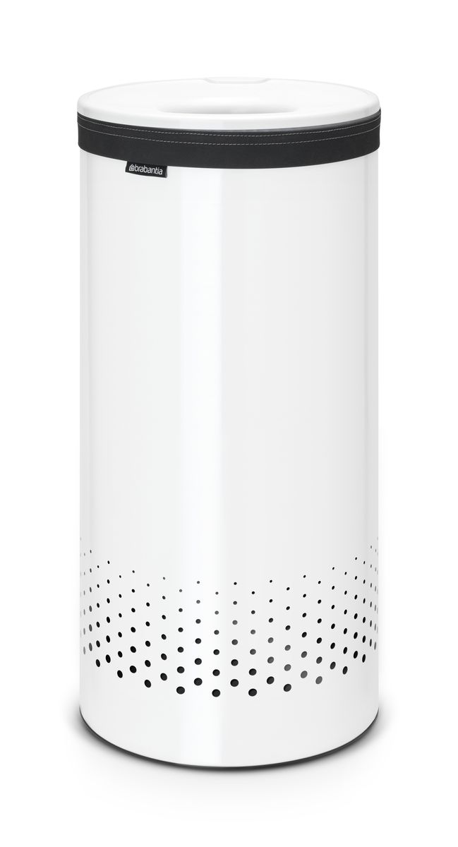 Бак для белья Brabantia, цвет: белый, 35 л. 102462102462 Бак для белья Brabantia, цвет: белый, 35 л. 102462102462Благодаря оригинальной конструкции белье можно закладывать в бак, не открывая крышку, через удобное загрузочное отверстие Quick-Drop. При этом во время выгрузки белья из бака крышка остается на баке. Удобно закладывать и доставать белье – благодаря оригинальной конструкции крышку можно закрепить на верхнем ободе бака; Небольшие вещи можно закладывать, не открывая крышку – загрузочное отверстие Quick-Drop; Белье легко переносится к стиральной машине в мешке; Удобен в использовании – идеально подходящий по размеру съемный мешок для белья с креплением на липучке; 10-летняя гарантия Brabantia.