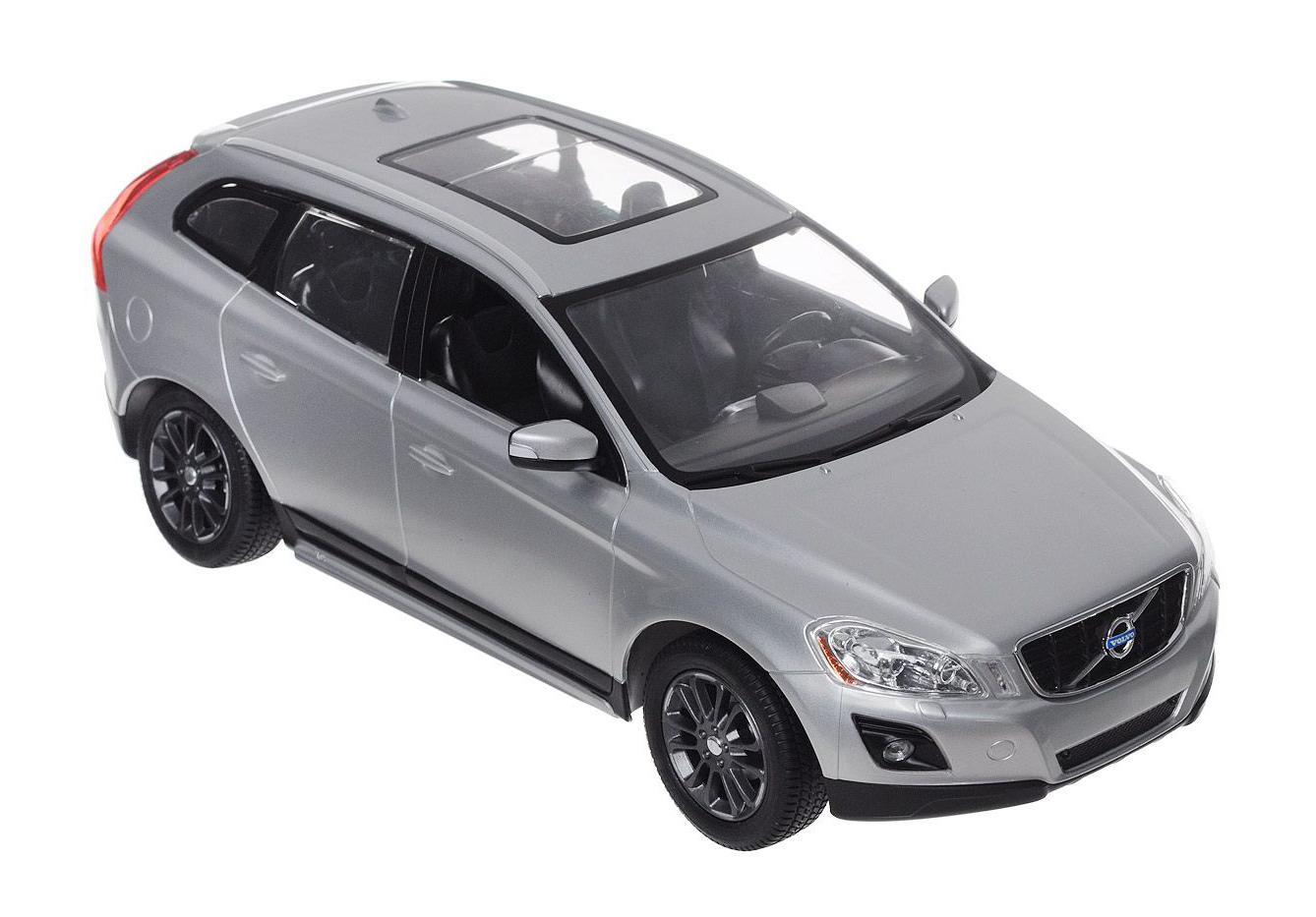 Rastar Радиоуправляемая модель Volvo XC60 цвет серебристый31600 Rastar Радиоуправляемая модель Volvo XC60 цвет серебристый31600Радиоуправляемая модель автомобиля Rastar Volvo XC60 в точности повторяет настоящий автомобиль в масштабе 1:14. Легко управляется: назад-вперед, влево-вправо, включающиеся передние и задние фары, дальность управления 15-30 метров, развиваемая скорость 7-12 км/час.