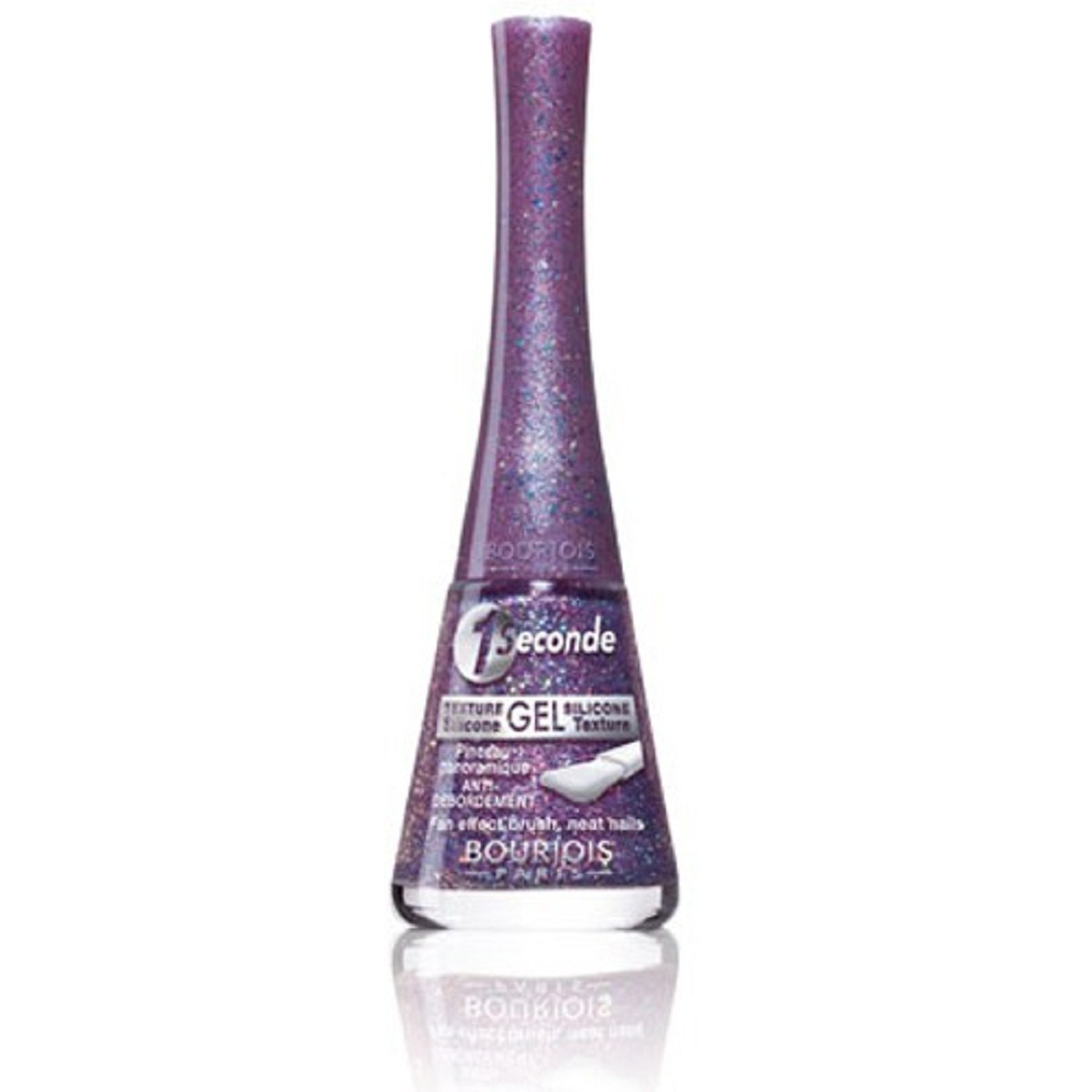 Bourjois Быстросохнущий Лак Для Ногтей 1 Seconde New 14 тон rainbow apparition 9 мл29101378014 Bourjois Быстросохнущий Лак Для Ногтей 1 Seconde New 14 тон rainbow apparition 9 мл29101378014Новая гелевая текстура, обогащенная силиконом – для придания ногтю округлости и плотности Новый аппликатор, исключающий подтеки – еще более удобная кисточка Новая гамма из 14 оттенков – богатый цвет и новые эффекты Новый дизайн этикетки, подчеркивающий инновационность продукта