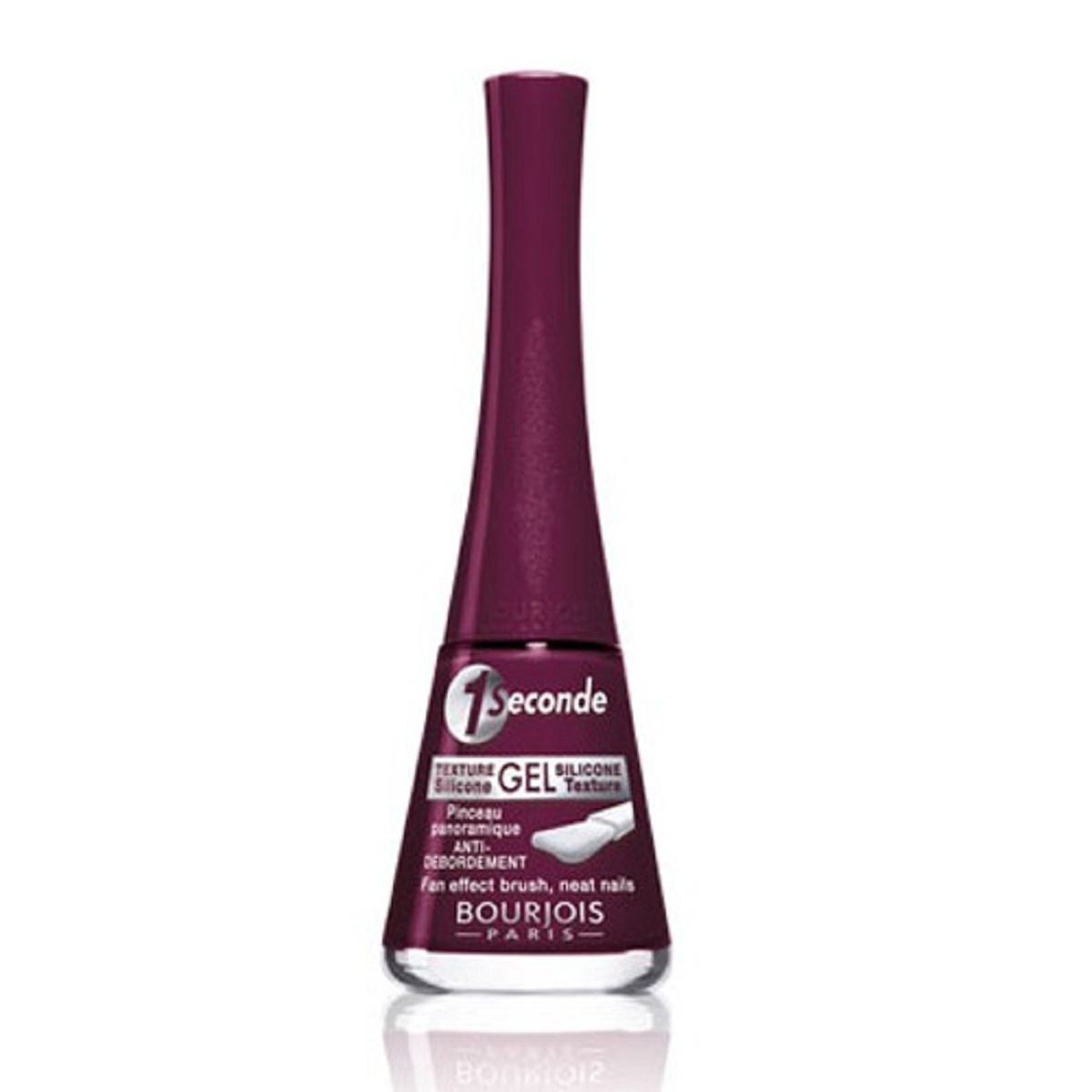 Bourjois Быстросохнущий Лак Для Ногтей 1 Seconde New 12 тон rouge obscur 9 мл29101378012 Bourjois Быстросохнущий Лак Для Ногтей 1 Seconde New 12 тон rouge obscur 9 мл29101378012Новая гелевая текстура, обогащенная силиконом – для придания ногтю округлости и плотности Новый аппликатор, исключающий подтеки – еще более удобная кисточка Новая гамма из 14 оттенков – богатый цвет и новые эффекты Новый дизайн этикетки, подчеркивающий инновационность продукта
