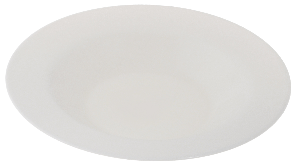 Тарелка глубокая Luminarc Presidence Bone, диаметр 23 смG9291 Тарелка глубокая Luminarc Presidence Bone, диаметр 23 смG9291Глубокая тарелка Luminarc Presidence Bone выполнена из высококачественного стекла. Изделие сочетает в себе изысканный дизайн с максимальной функциональностью. Она прекрасно впишется в интерьер вашей кухни и станет достойным дополнением к кухонному инвентарю. Глубокая тарелка Luminarc Presidence Bone подчеркнет прекрасный вкус хозяйки и станет отличным подарком. Диаметр тарелки (по верхнему краю): 23 см. Высота стенки: 3,8 см.