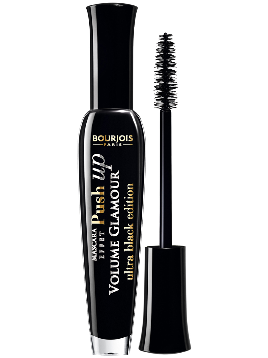 Bourjois Тушь объемная для ресниц EFFET PUSH UP VOLUME GLAMOUR Тон 31 ultra black 6 мл29102342031 Bourjois Тушь объемная для ресниц EFFET PUSH UP VOLUME GLAMOUR Тон 31 ultra black 6 мл29102342031Суперобъем и изгиб. Щетинки кисточки направлены друг к другу для разделения ресниц.