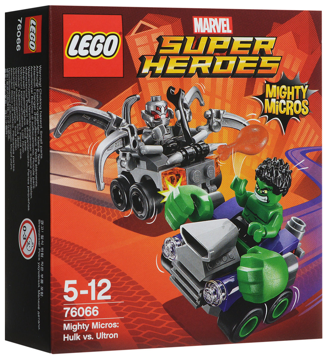 LEGO Super Heroes Конструктор Халк против Альтрона 7606676066 LEGO Super Heroes Конструктор Халк против Альтрона 7606676066Устремитесь на схватку с Альтроном в крутой зеленой машине Халка с огромными кулаками. Отремонтируйте автомобиль Альтрона с помощью гаечного ключа - пусть щупальца движутся вверх и вниз. А потом передохните вместе с Халком и пообедайте куриными ножками. Кто победит? Все зависит от вас! Набор включает в себя 80 разноцветных пластиковых элементов. Конструктор - это один из самых увлекательных и веселых способов времяпрепровождения. Ребенок сможет часами играть с конструктором, придумывая различные ситуации и истории.