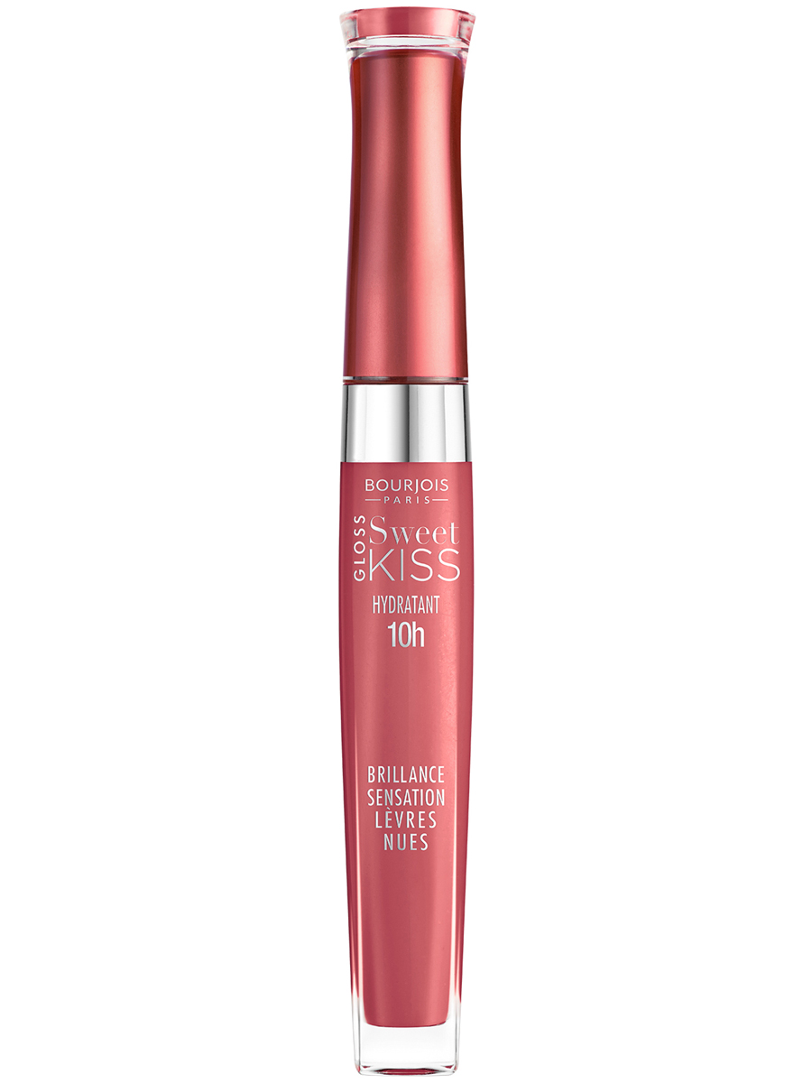 Bourjois Блеск Для Губ Sweet Kiss-gloss Тон 02 6 мл29101288002 Bourjois Блеск Для Губ Sweet Kiss-gloss Тон 02 6 мл29101288002Альянс превосходного сияния и комфортной текстуры бальзама. Изумительный блеск Sweet Kiss, обогащенный драгоценными маслами, не растекается. Текстура в виде бальзама словно скользит по губам, абсолютно не ощущается. Комфорт и увлажнение сохраняются в течение 10 часов. Растительные экстракты в составе отвечают за питание и сияние губ. Кристальное сияние без перламутра, стойкость, комфорт и чистые, прозрачные оттенки - в блеске Sweet Kiss.